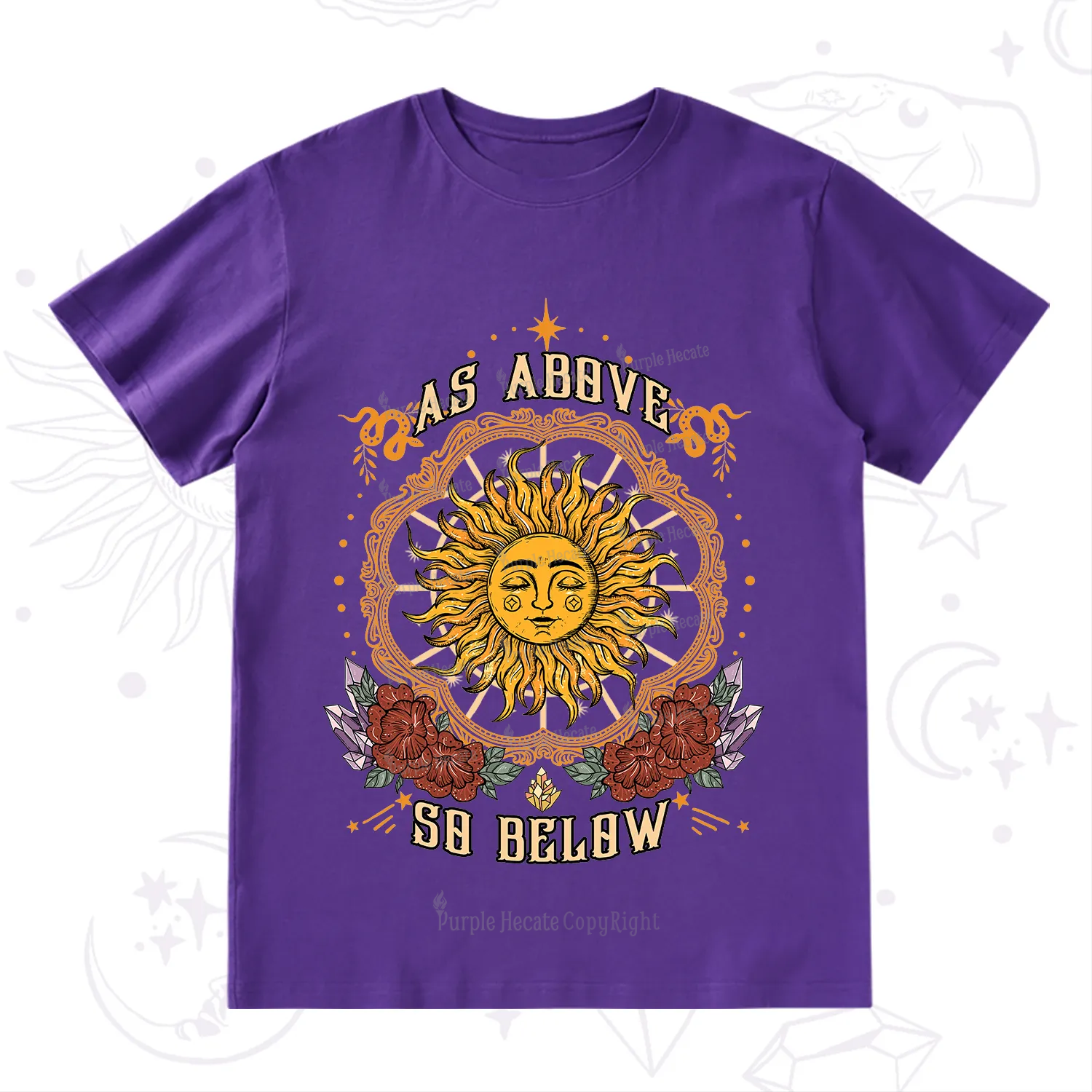 Purplehecate As Above So Below T-Shirt