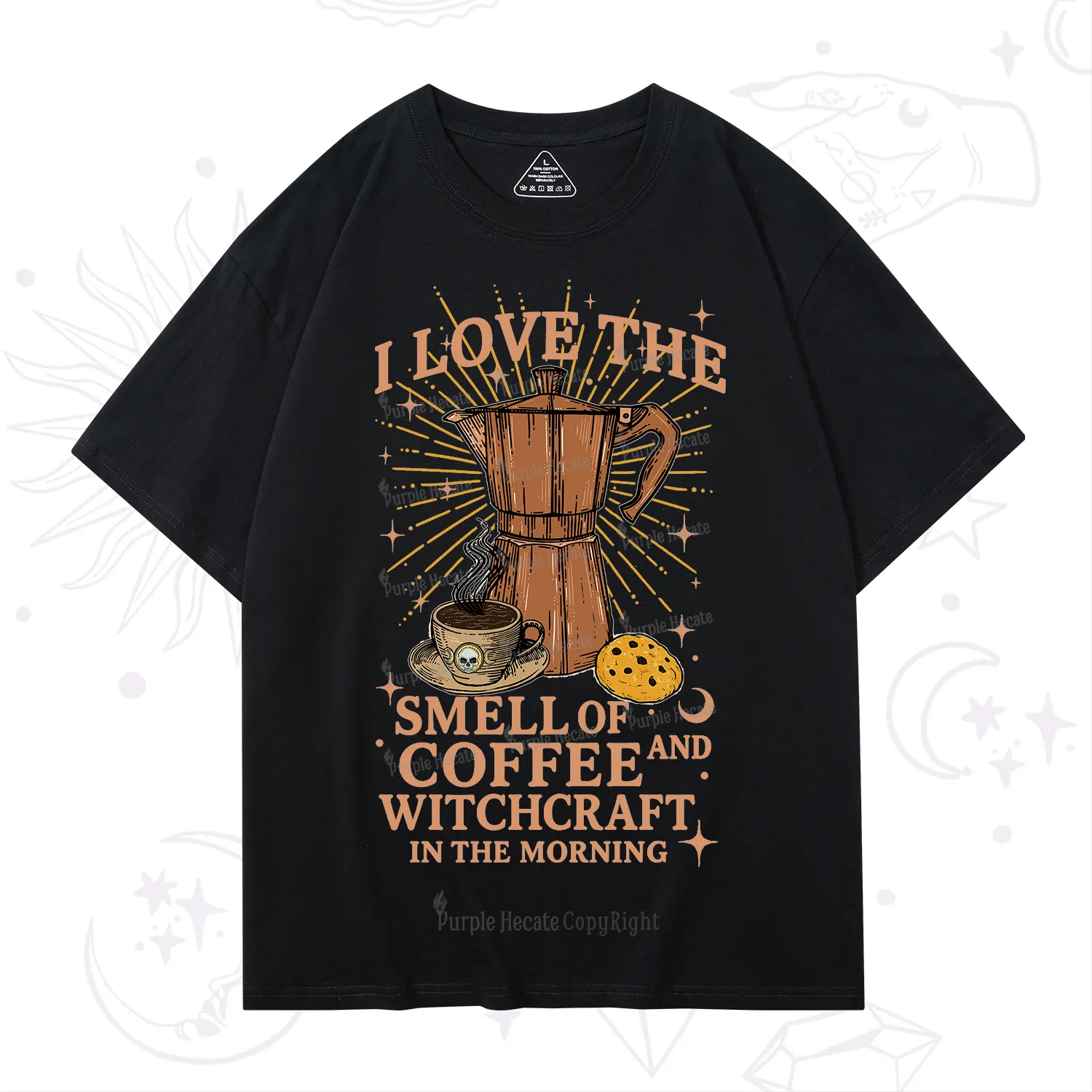 Purplehecate I Love The Smell Of Coffee And Witchcraft In The Morning T-Shirt