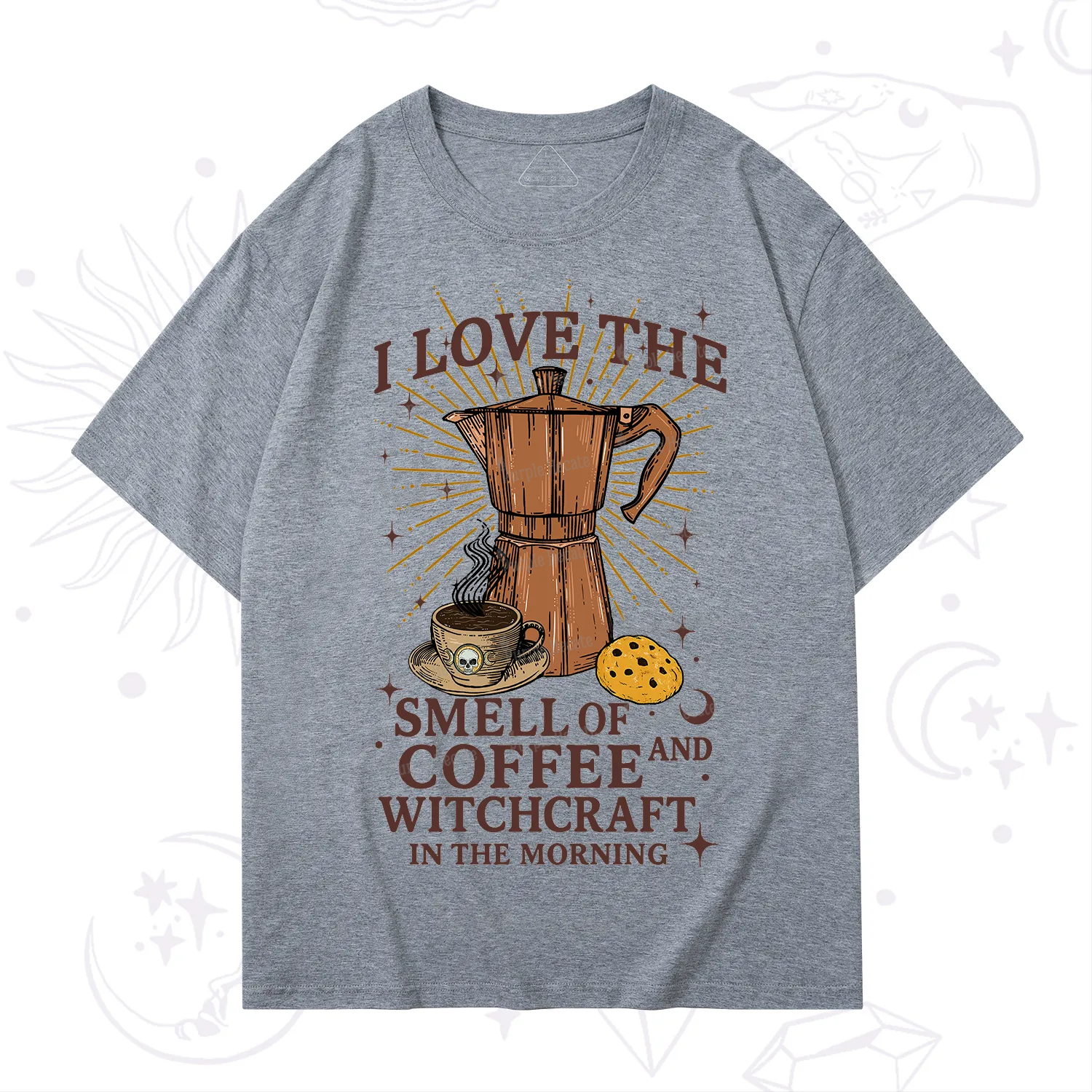 Purplehecate I Love The Smell Of Coffee And Witchcraft In The Morning T-Shirt