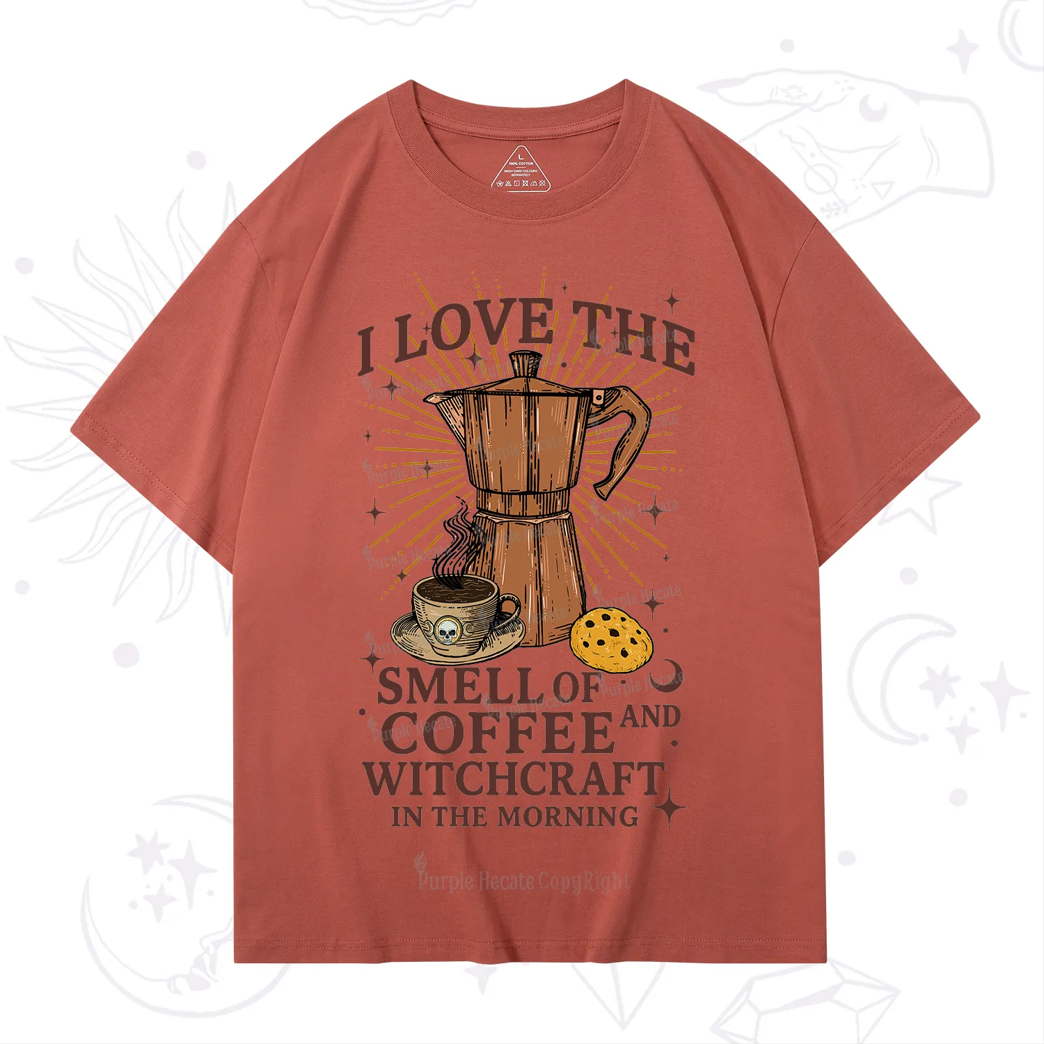 Purplehecate I Love The Smell Of Coffee And Witchcraft In The Morning T-Shirt