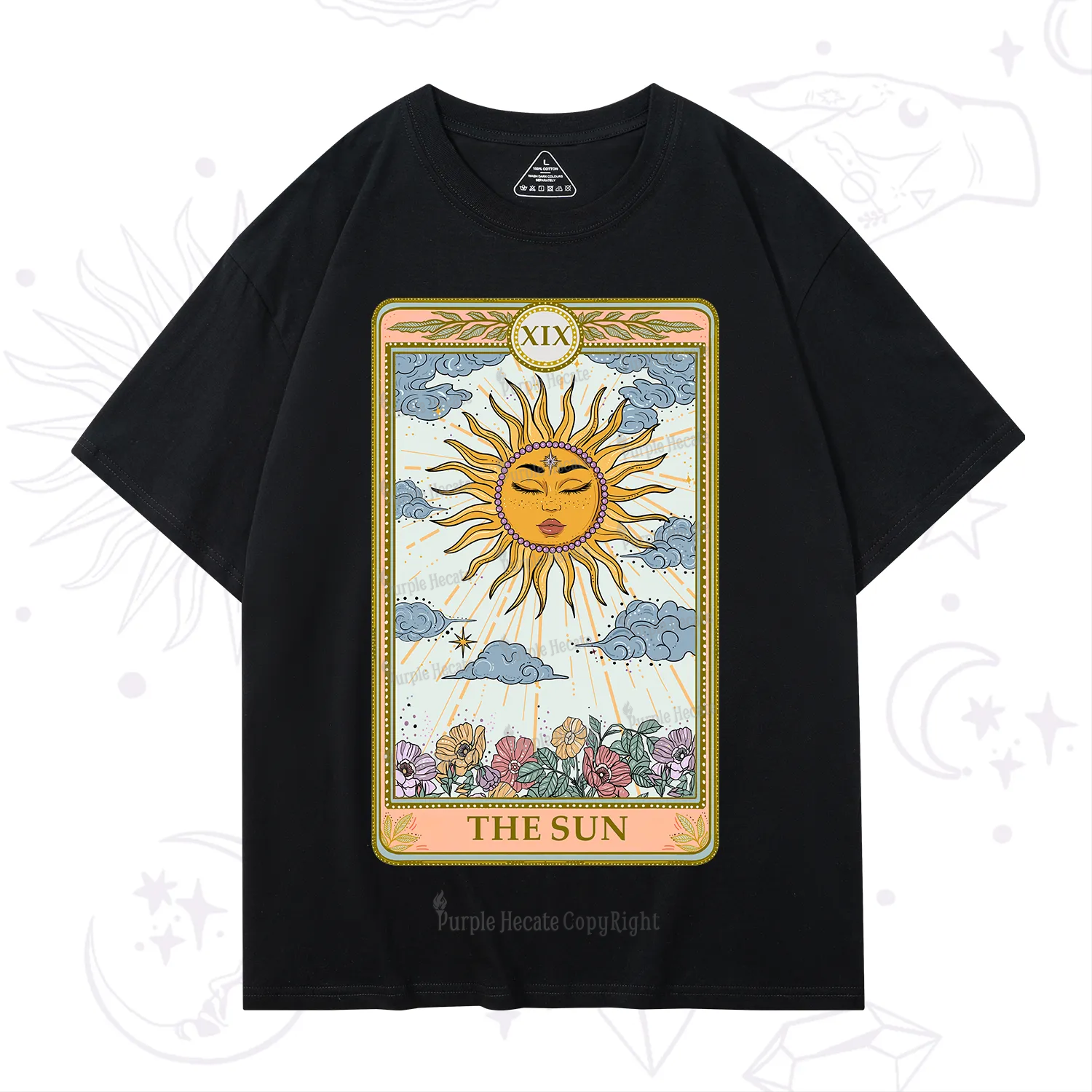Purplehecate The Sun Tarot T-Shirt