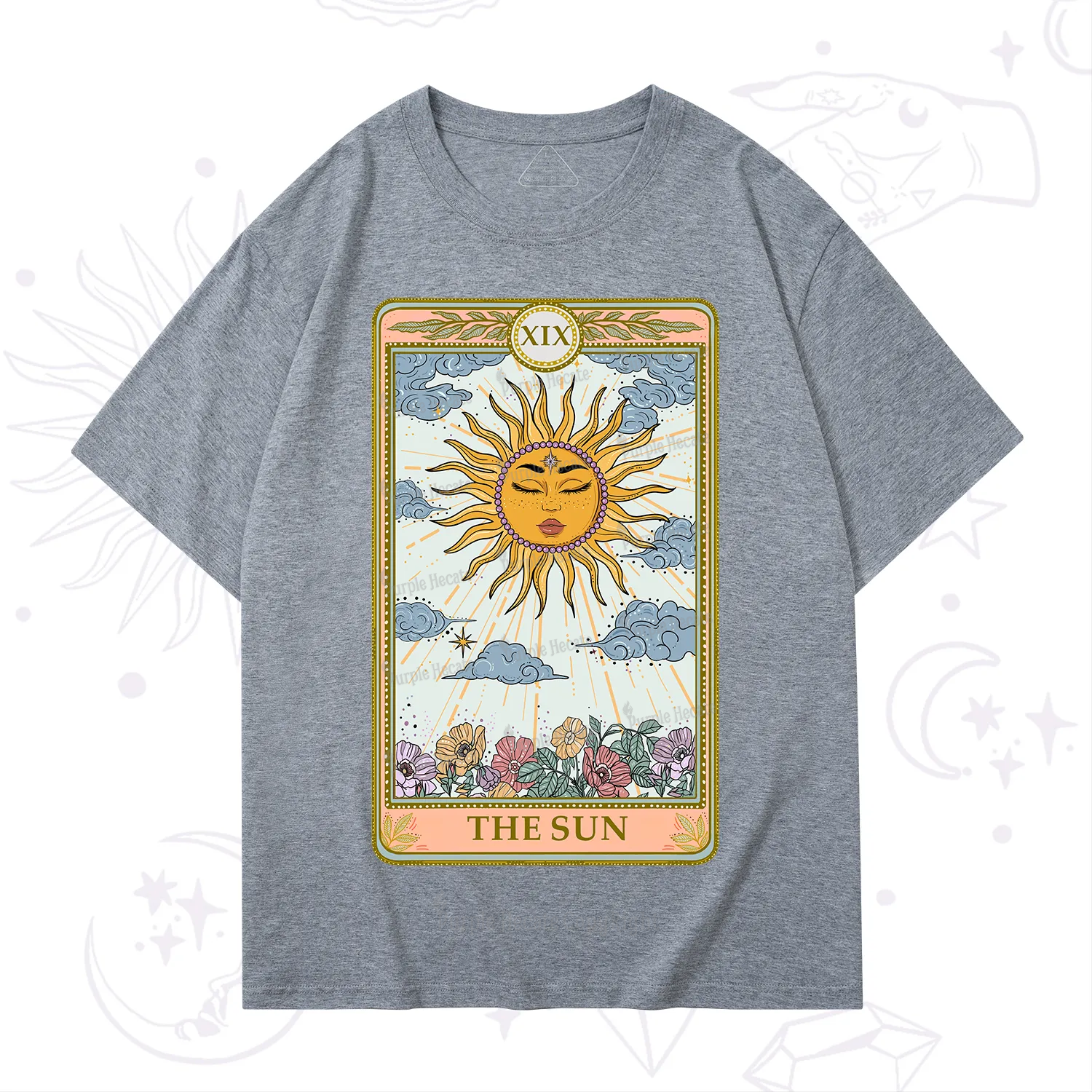 Purplehecate The Sun Tarot T-Shirt
