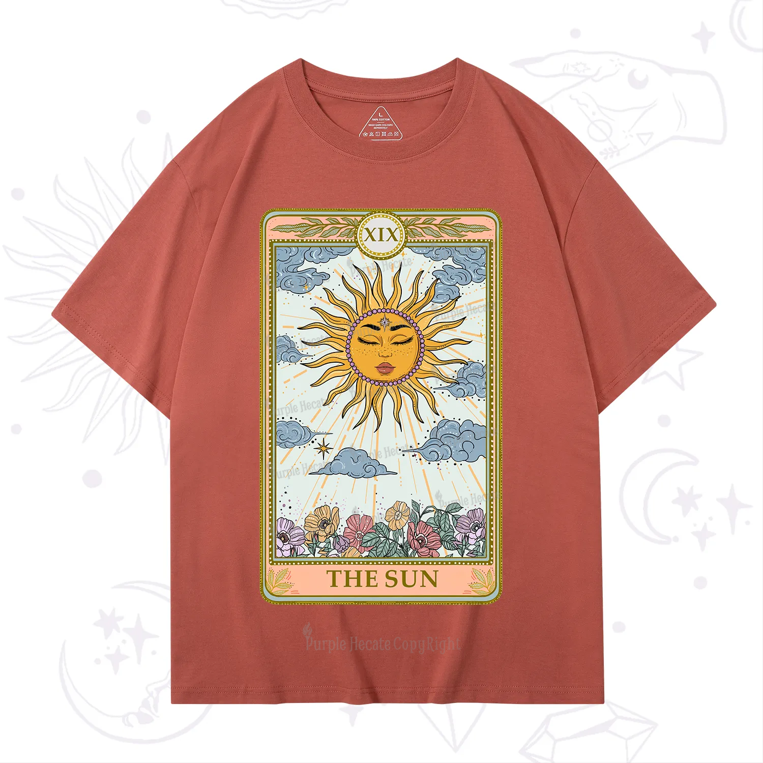 Purplehecate The Sun Tarot T-Shirt