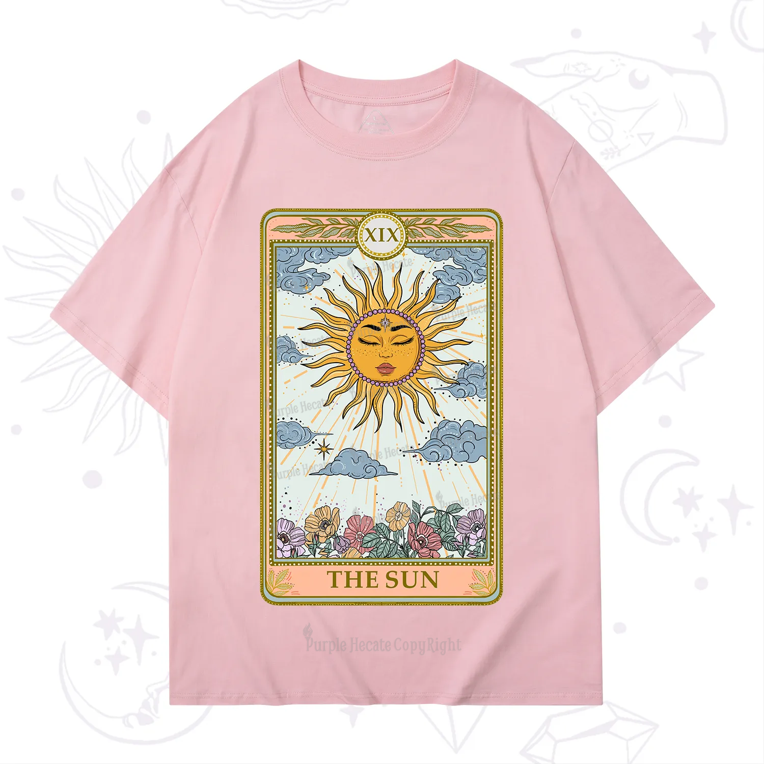 Purplehecate The Sun Tarot T-Shirt