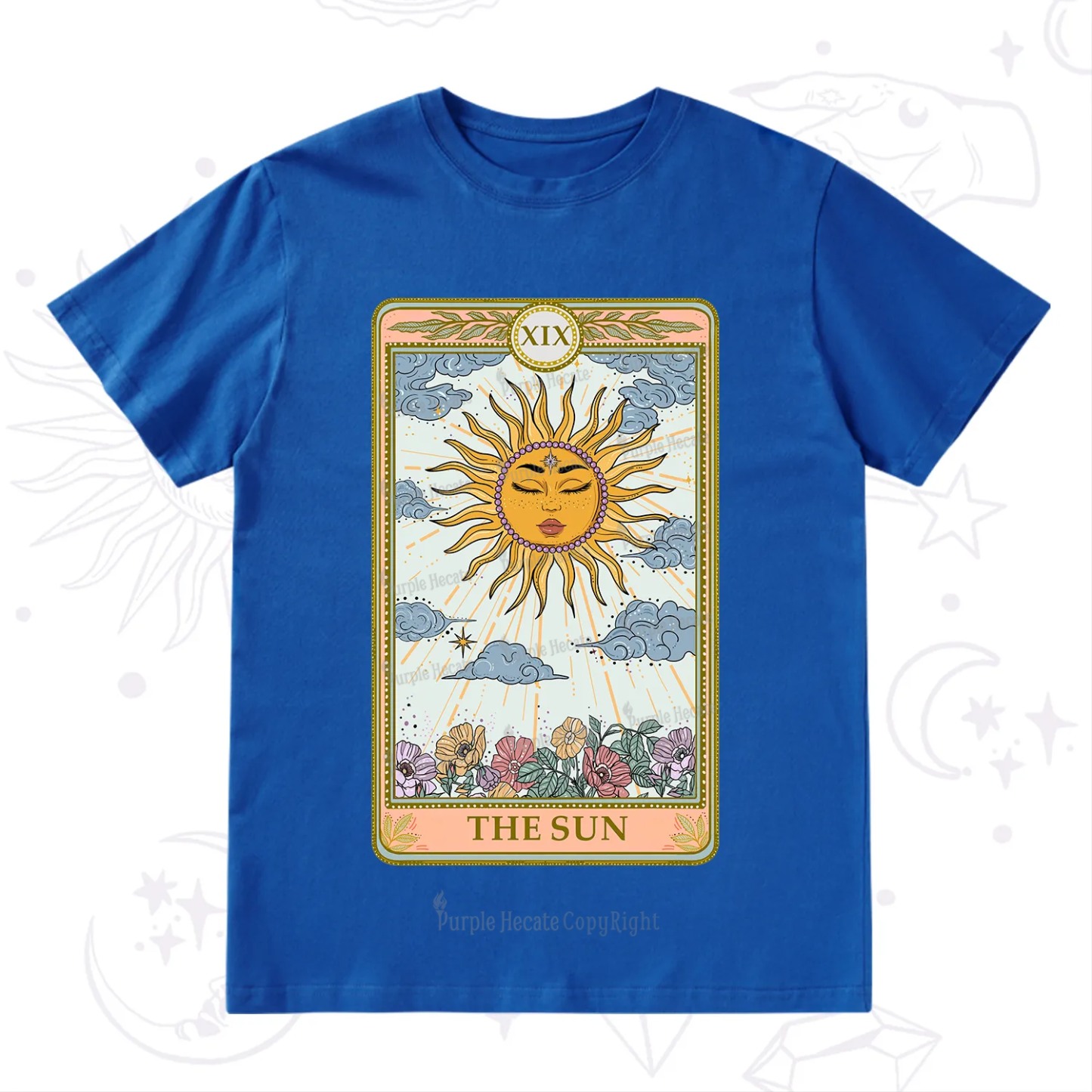 Purplehecate The Sun Tarot T-Shirt
