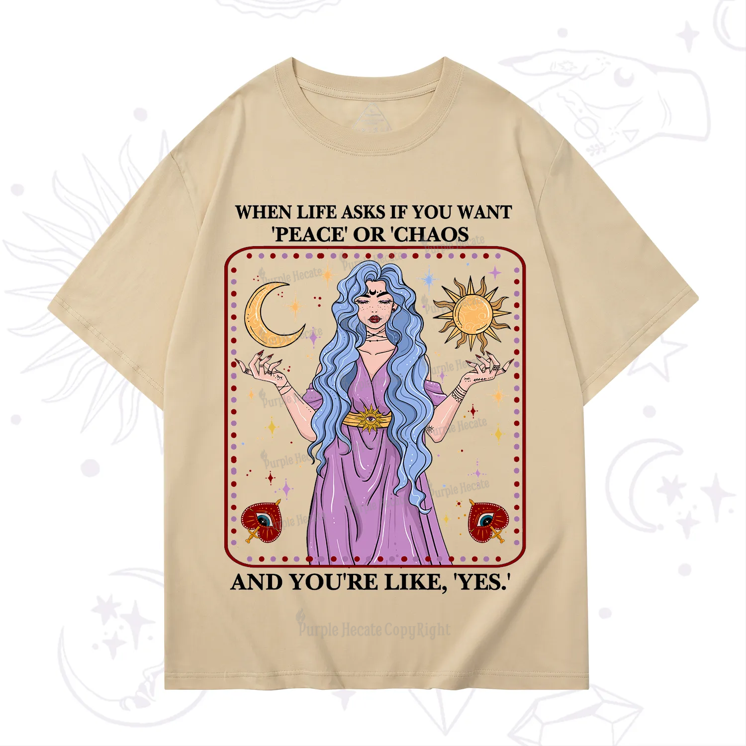 Purplehecate Peace Or Chaos T-Shirt