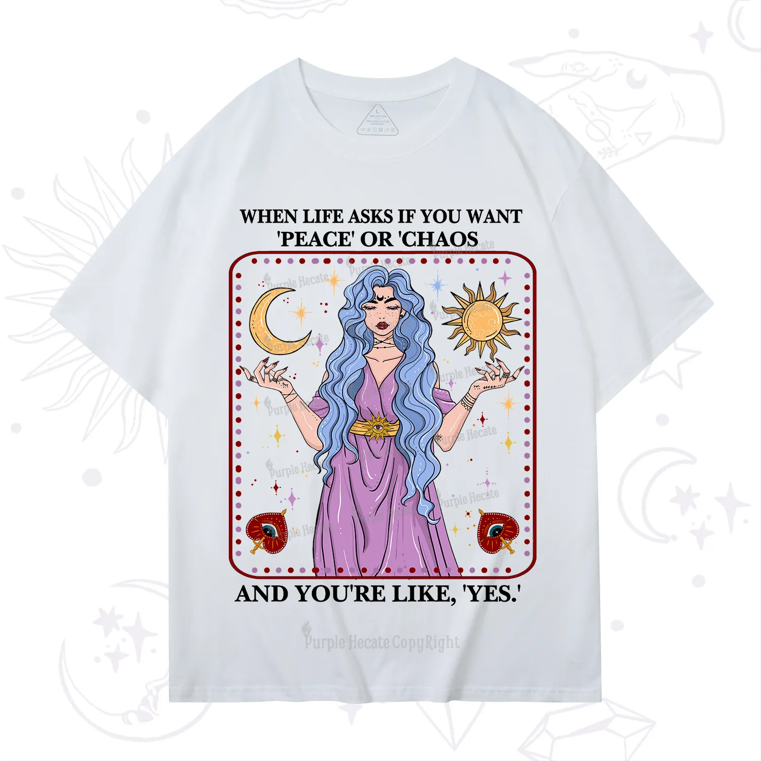 Purplehecate Peace Or Chaos T-Shirt