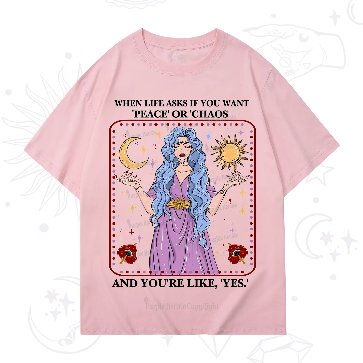 Purplehecate Peace Or Chaos T-Shirt