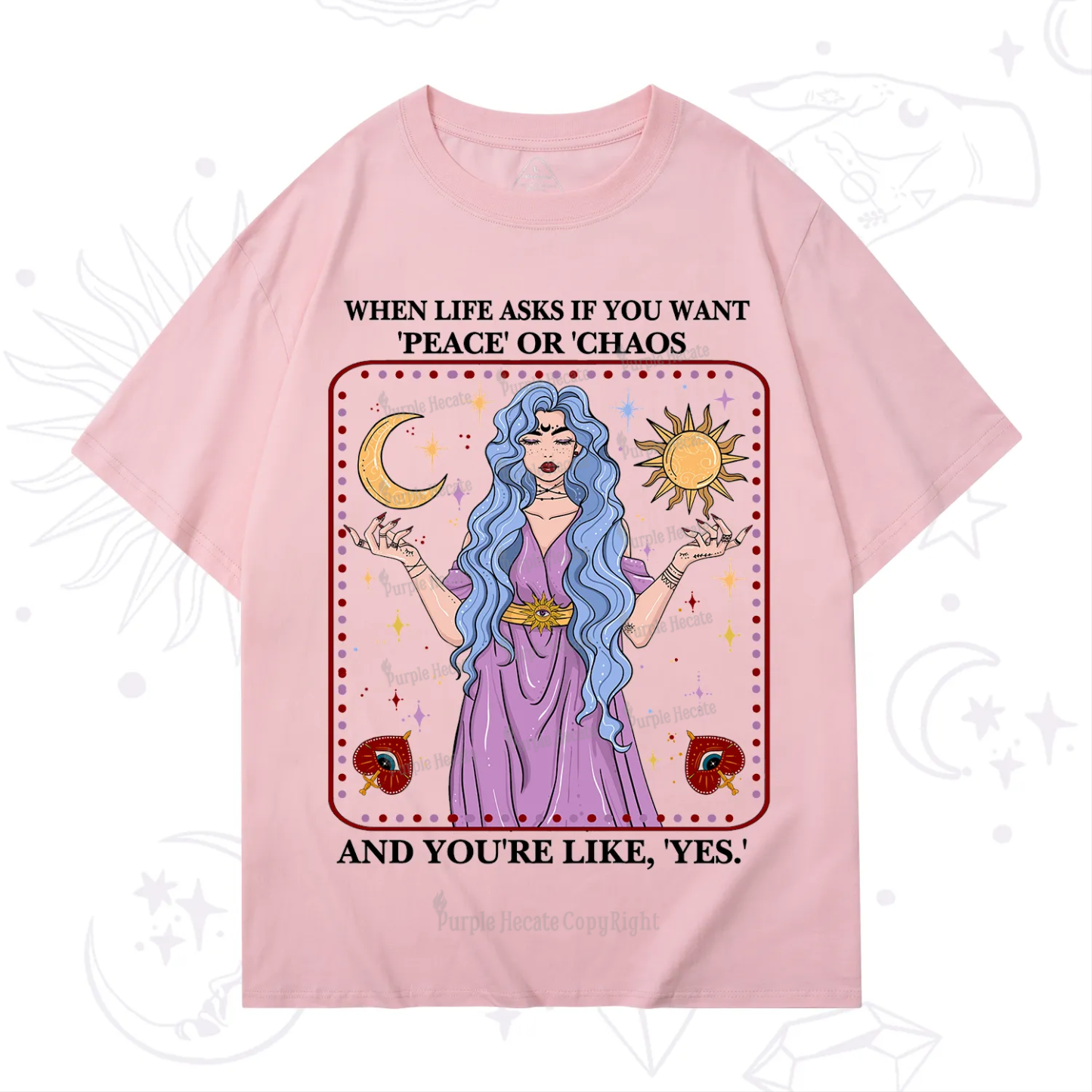 Purplehecate Peace Or Chaos T-Shirt
