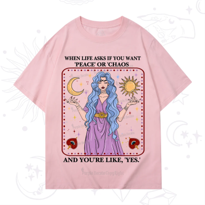 Purplehecate Peace Or Chaos T-Shirt