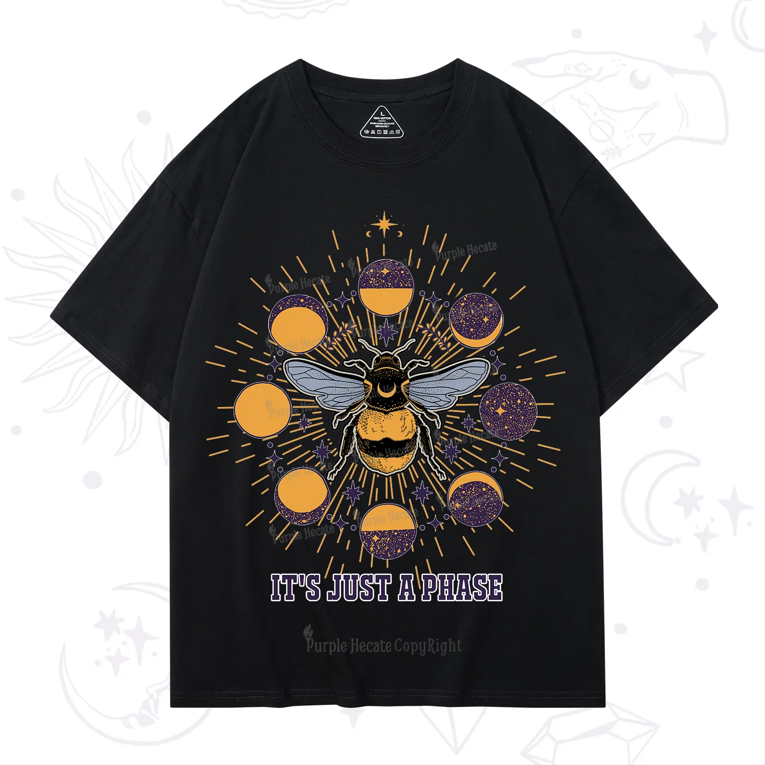 Purplehecate It's Just a Moon Bee Phase T-Shirt