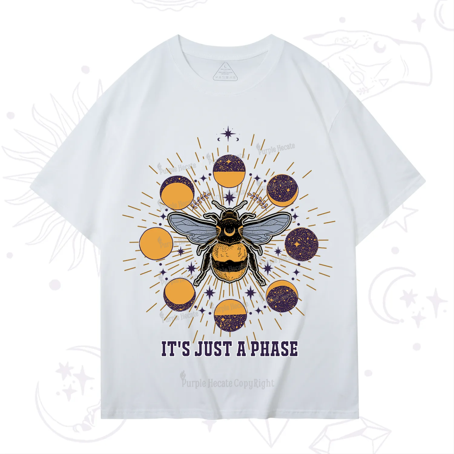 Purplehecate It's Just a Moon Bee Phase T-Shirt