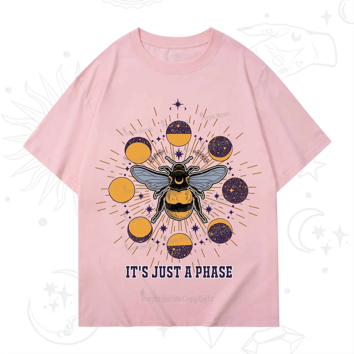 Purplehecate It's Just a Moon Bee Phase T-Shirt