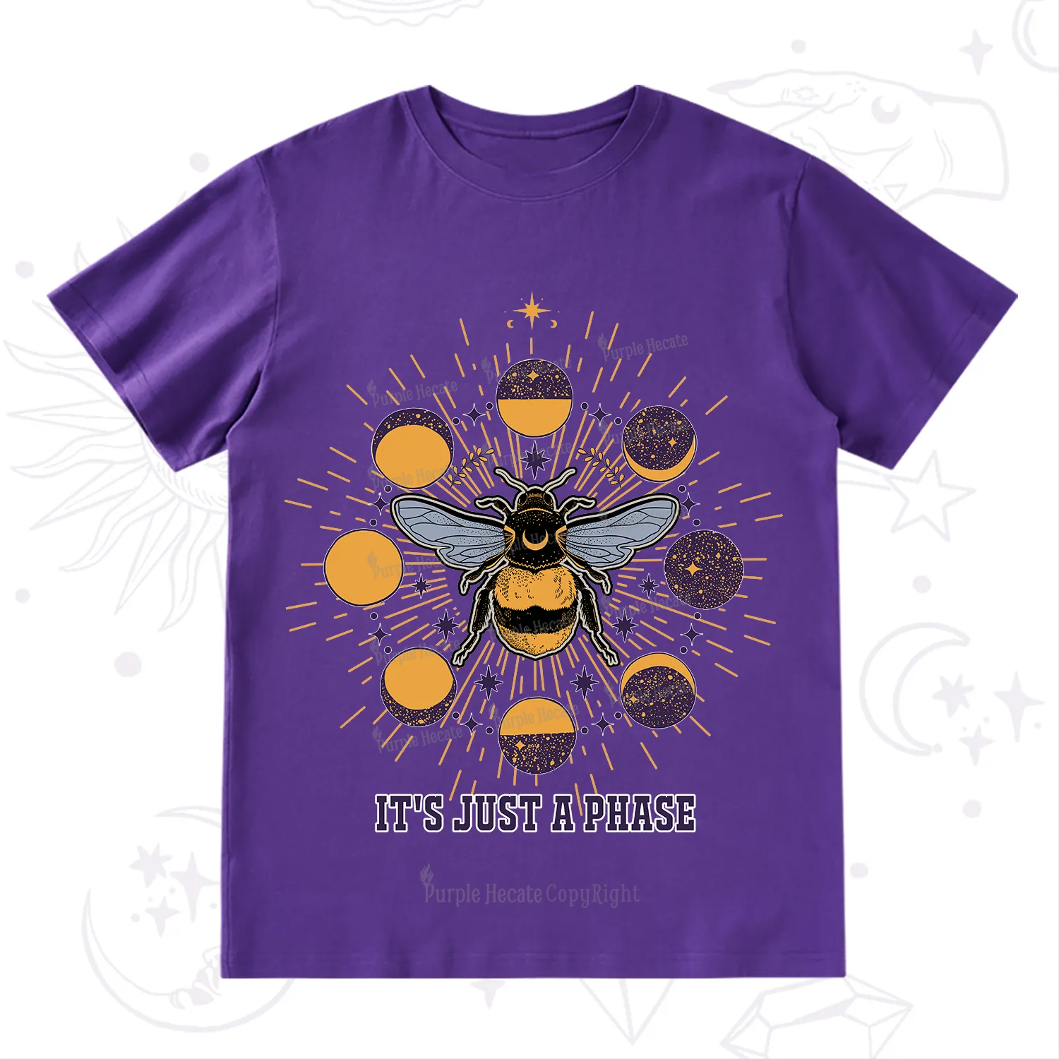 Purplehecate It's Just a Moon Bee Phase T-Shirt