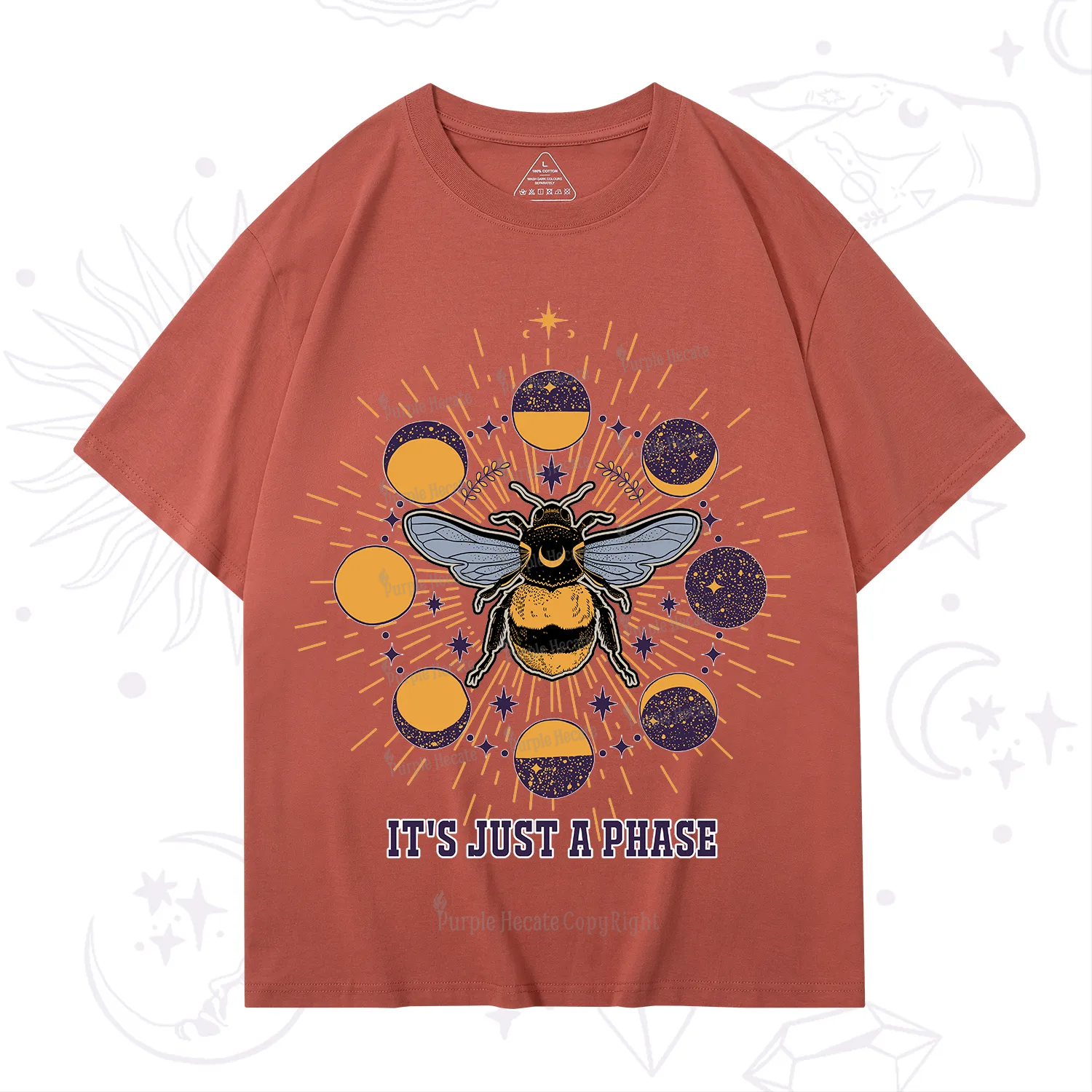 Purplehecate It's Just a Moon Bee Phase T-Shirt