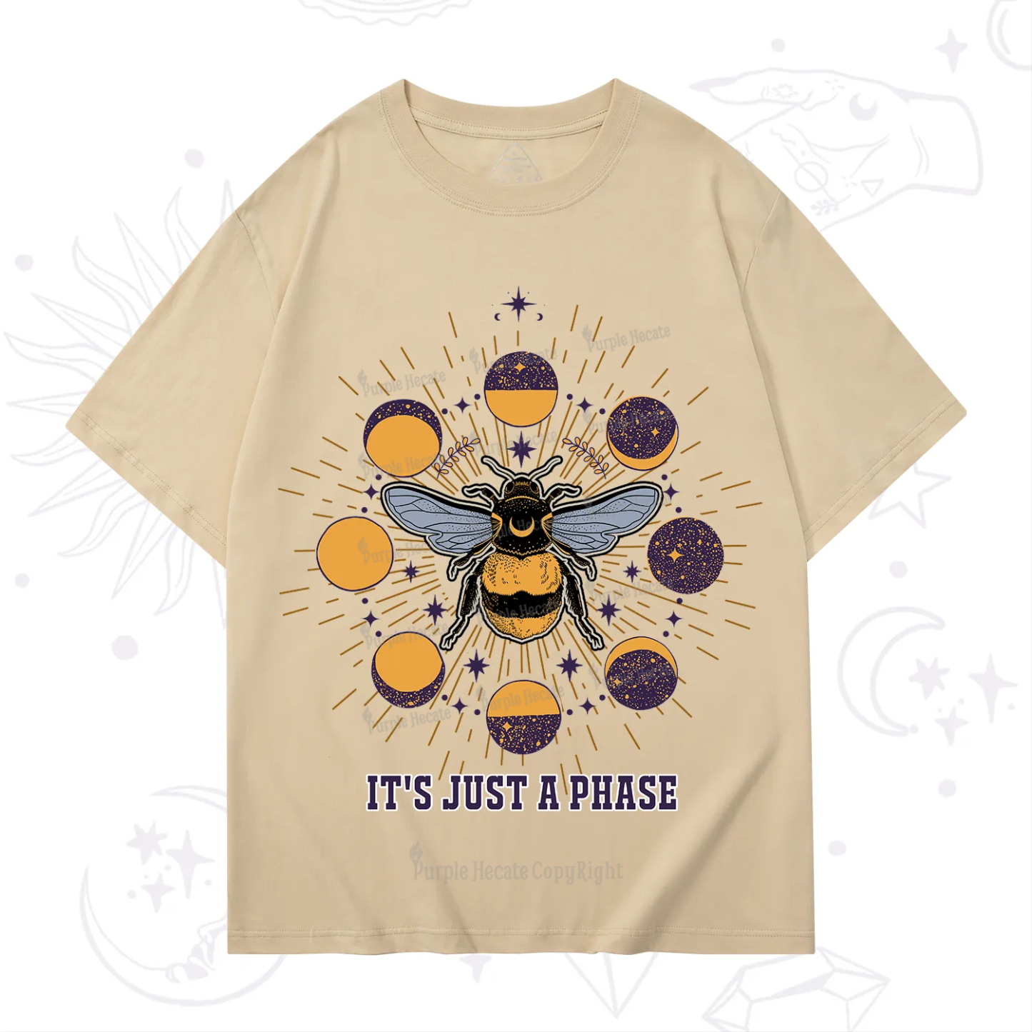 Purplehecate It's Just a Moon Bee Phase T-Shirt