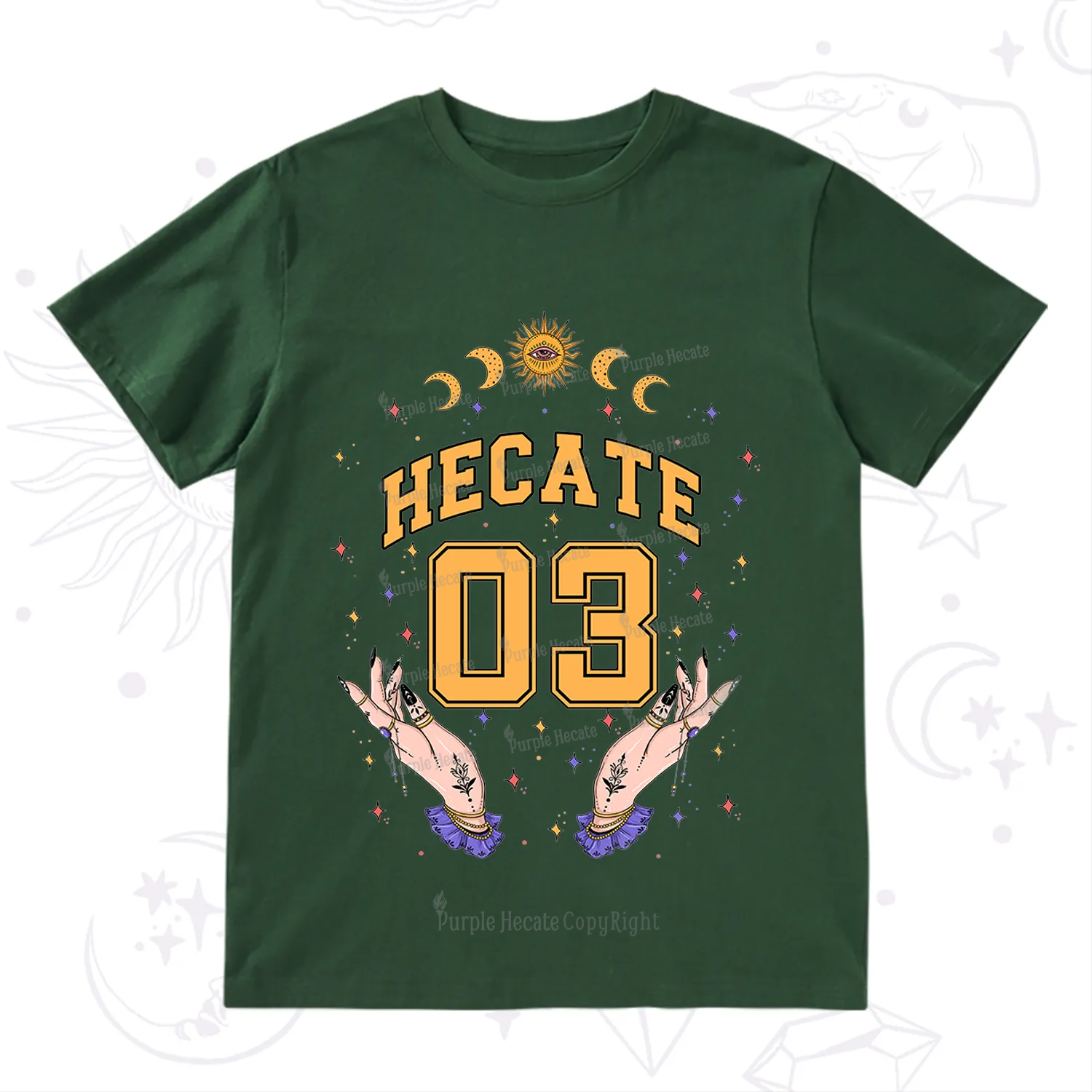 Purplehecate Hecate Moonlight Sorcery T-Shirt