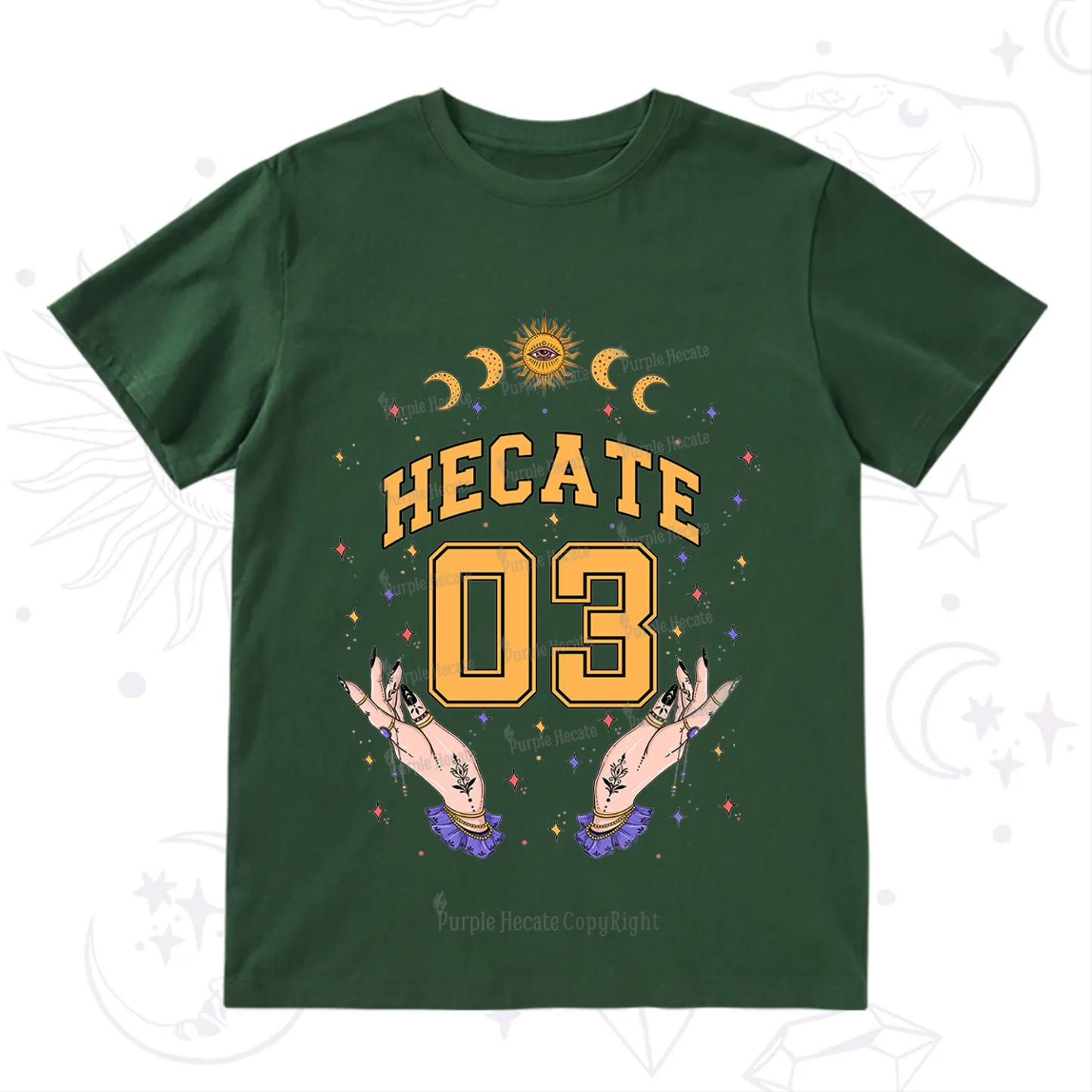 Purplehecate Hecate Moonlight Sorcery T-Shirt