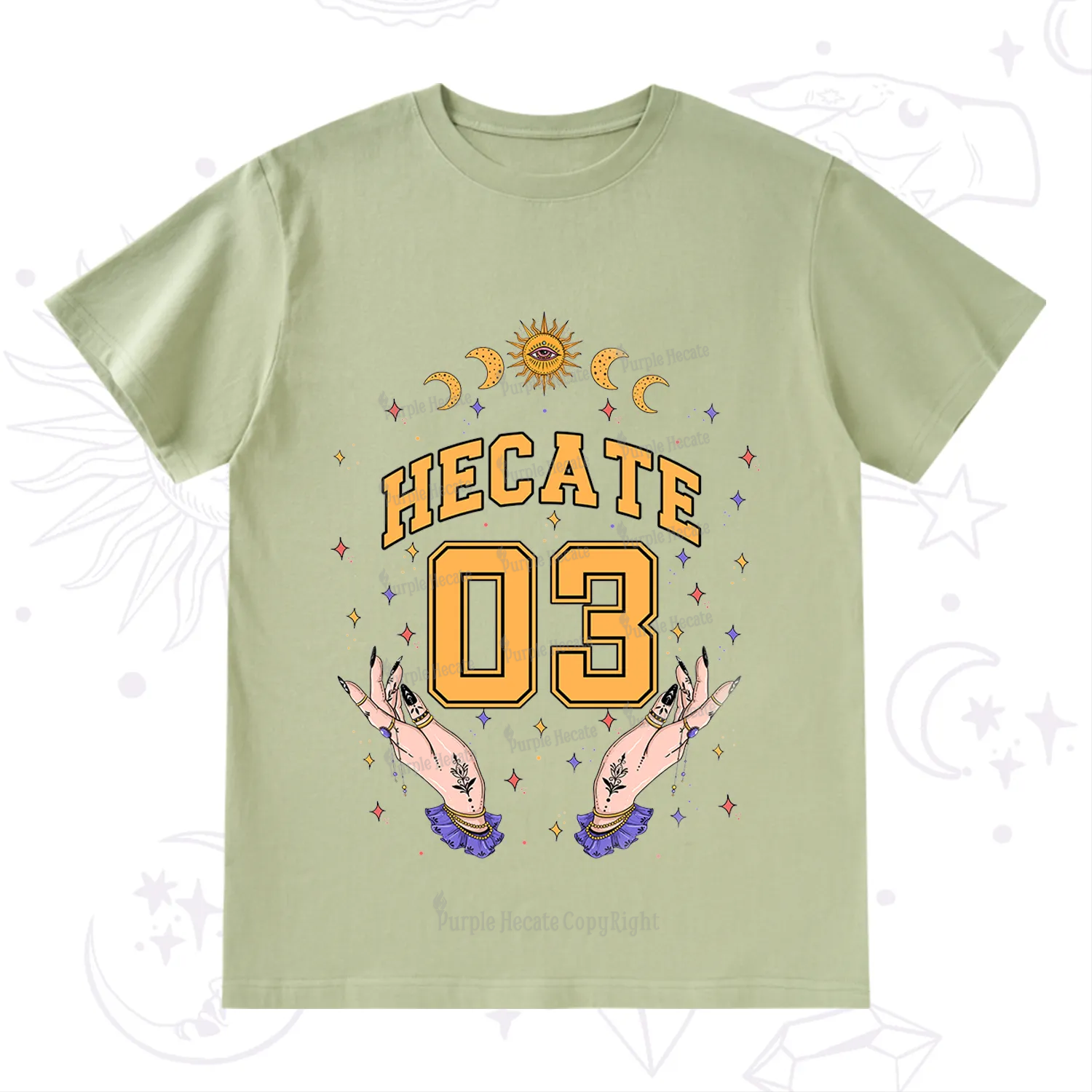 Purplehecate Hecate Moonlight Sorcery T-Shirt