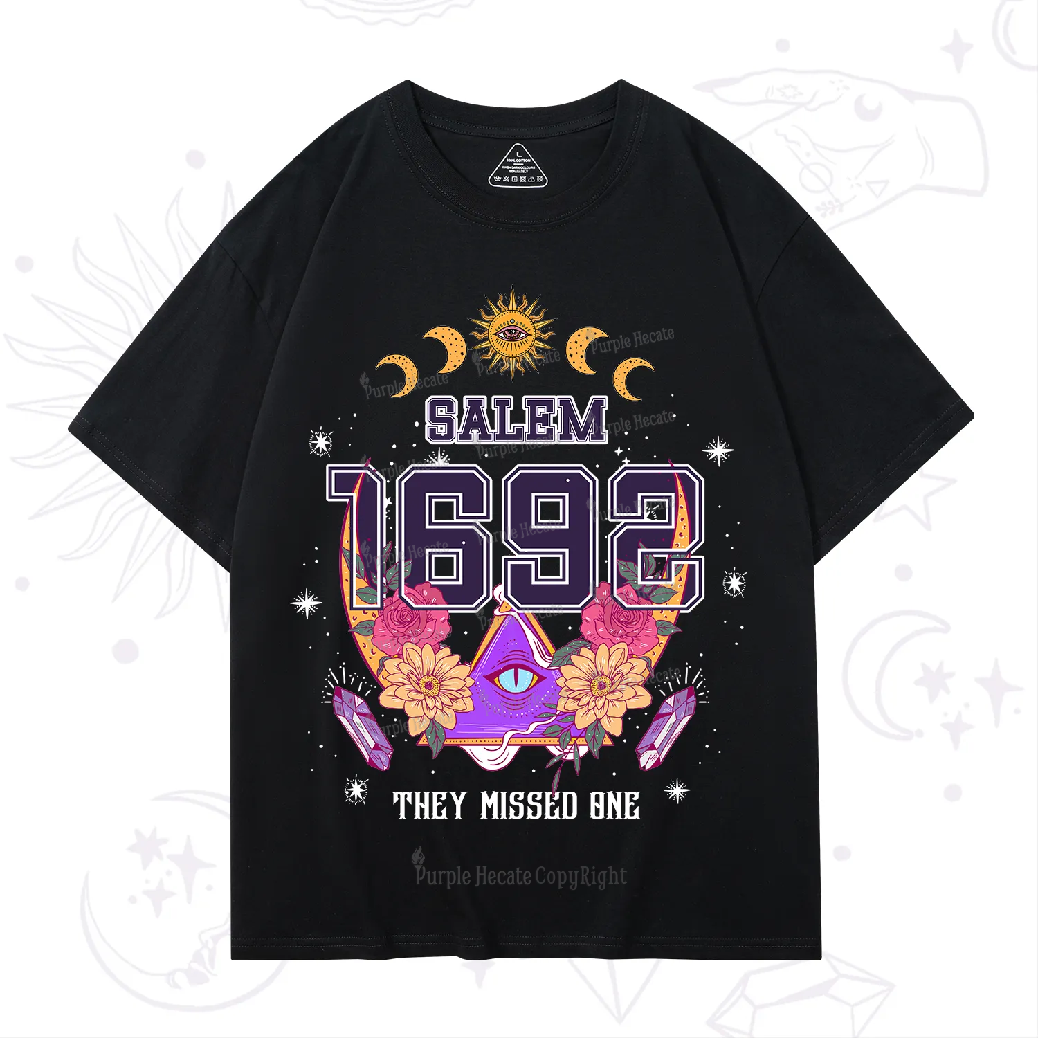 Purplehecate Salem 1692 They Missed One T-Shirt