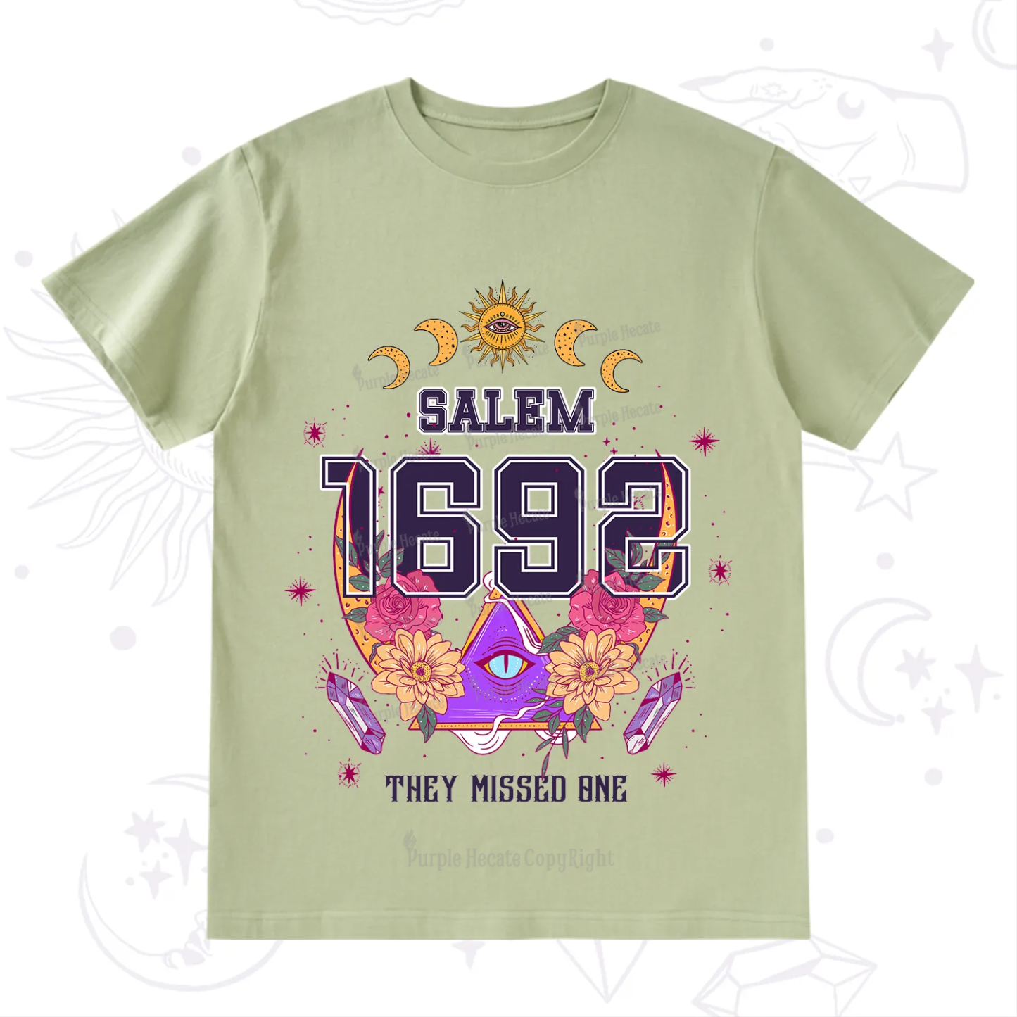 Purplehecate Salem 1692 They Missed One T-Shirt