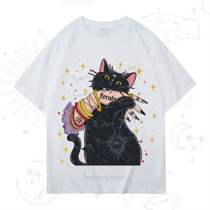 Purplehecate Feral Cat T-Shirt