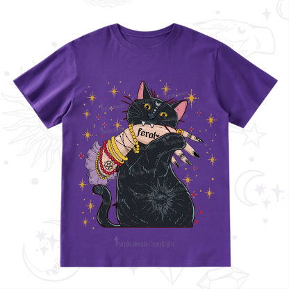 Purplehecate Feral Cat T-Shirt