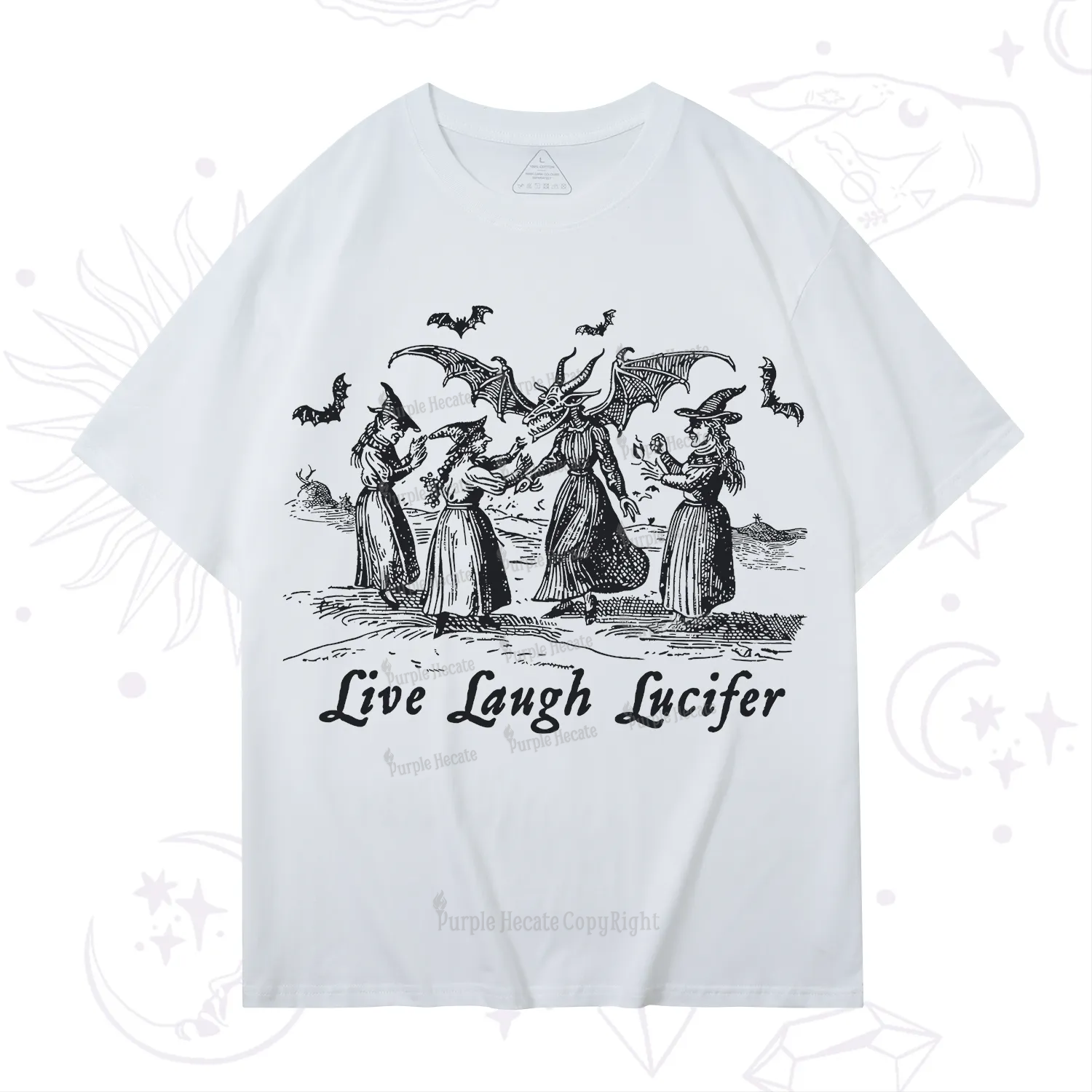 Purplehecate Live Laugh Lucifer Occult T-Shirt