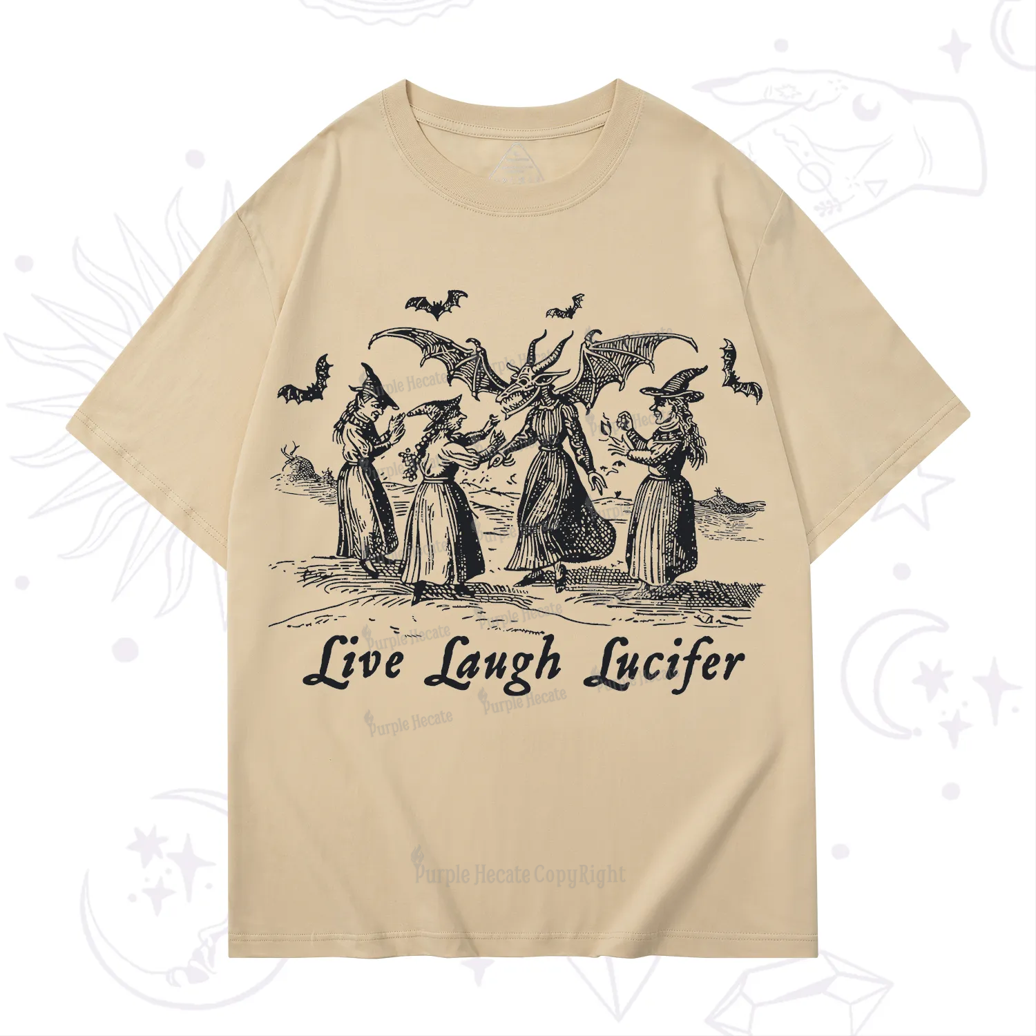 Purplehecate Live Laugh Lucifer Occult T-Shirt
