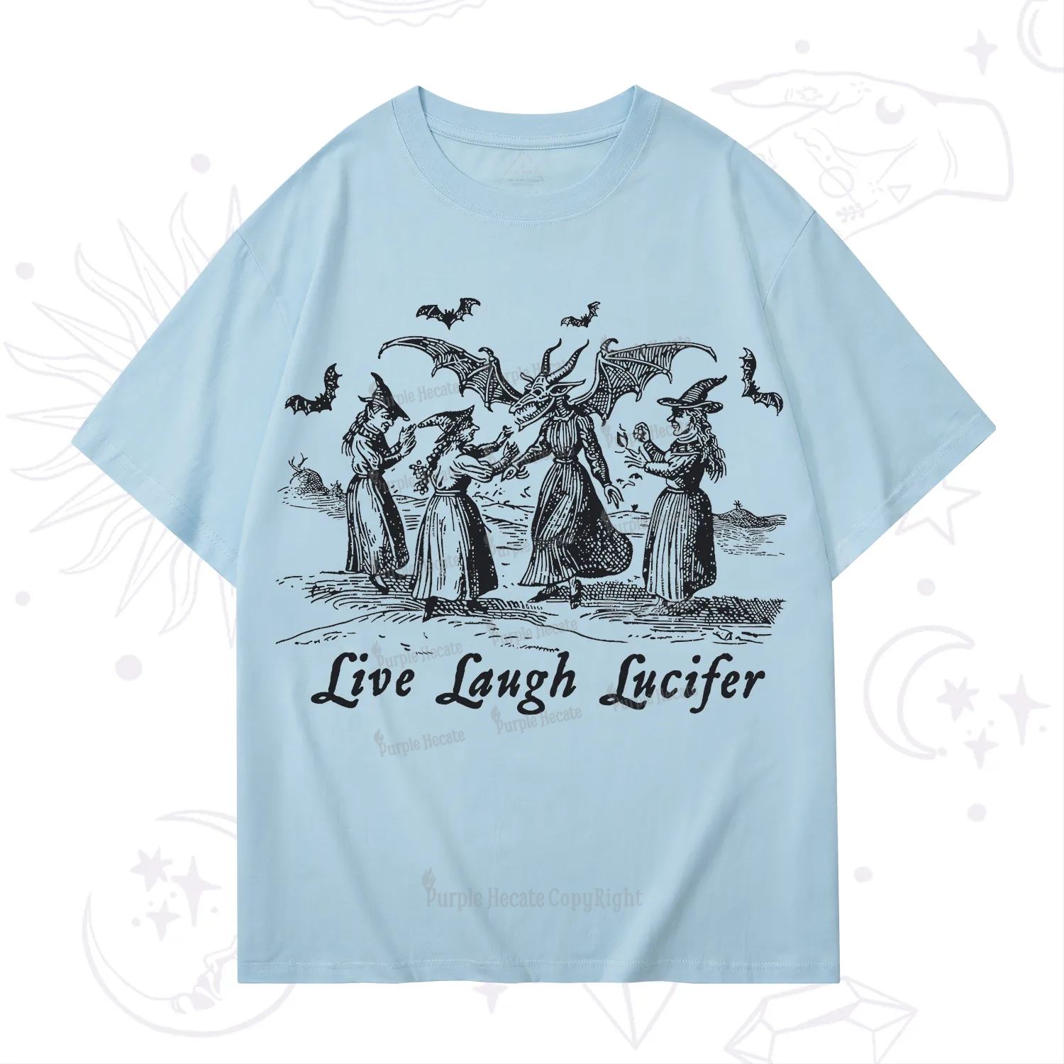 Purplehecate Live Laugh Lucifer Occult T-Shirt