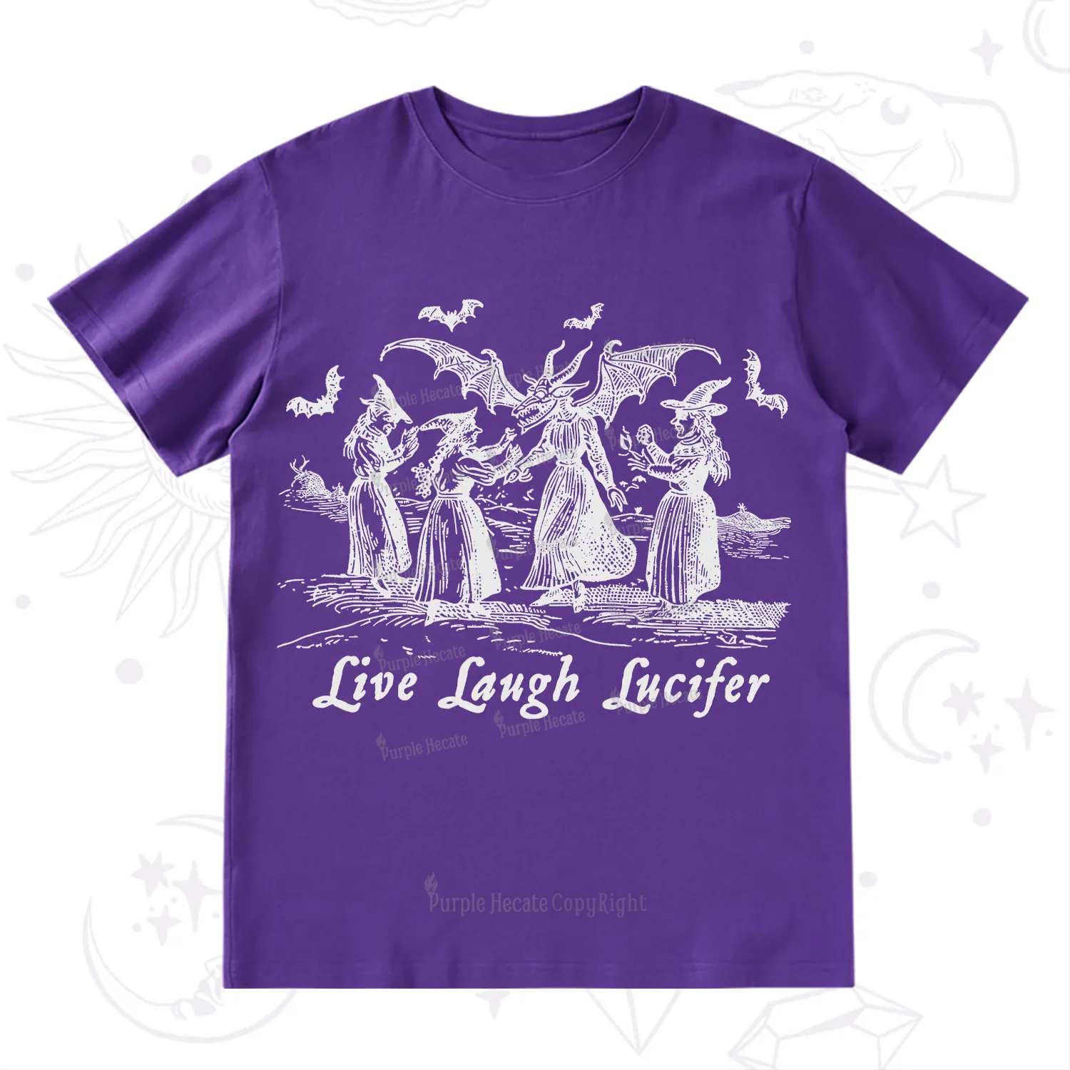 Purplehecate Live Laugh Lucifer Occult T-Shirt