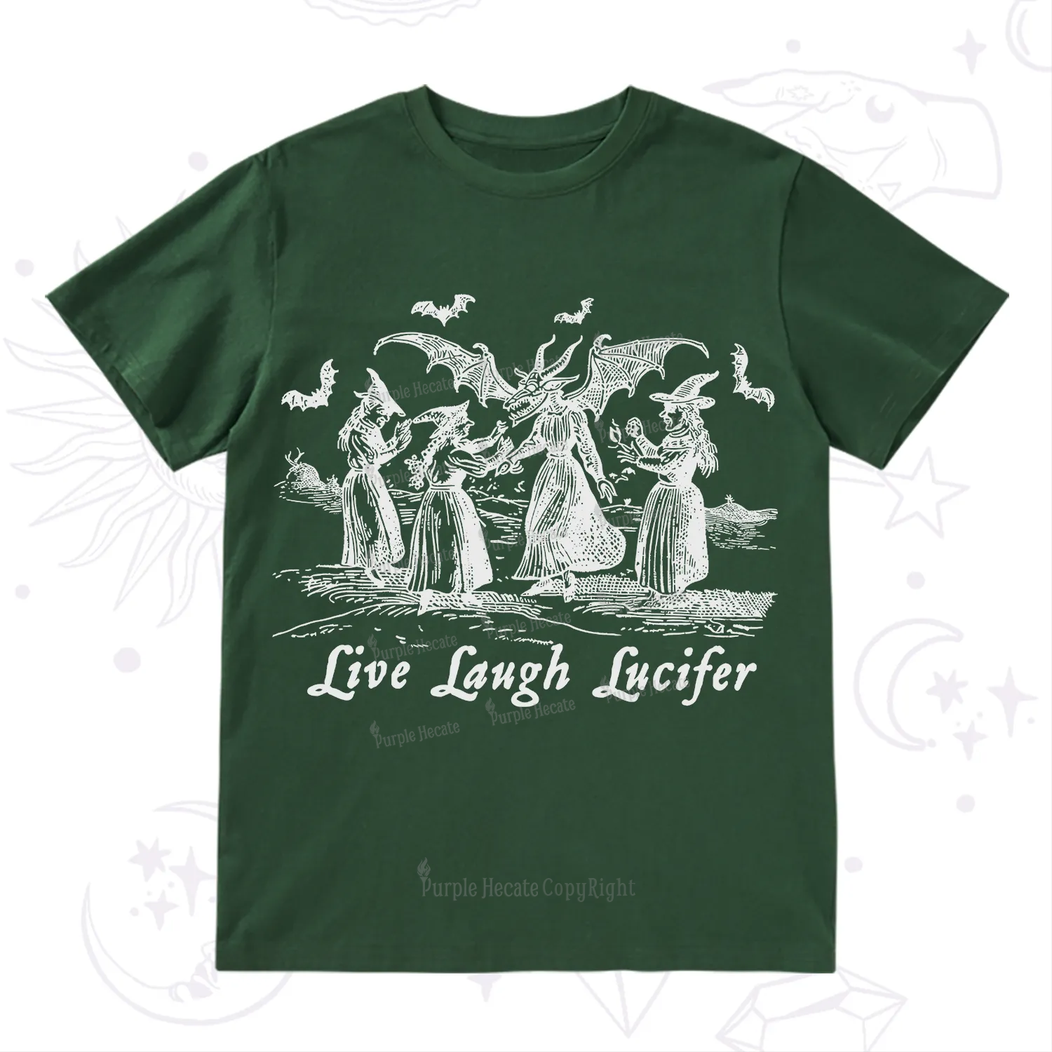 Purplehecate Live Laugh Lucifer Occult T-Shirt
