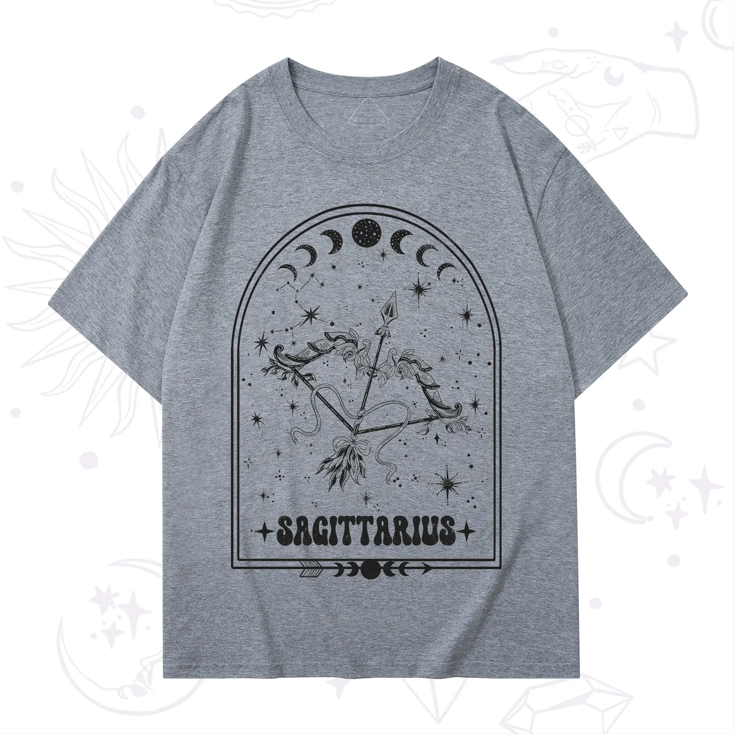 Purplehecate Zodiac Sagittarius Under the Stars T-Shirt
