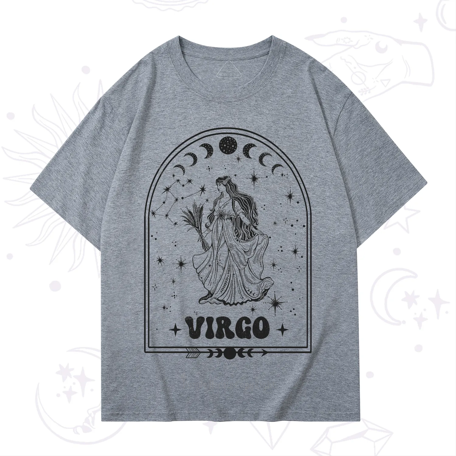 Purplehecate Zodiac Virgo Under the Stars T-Shirt