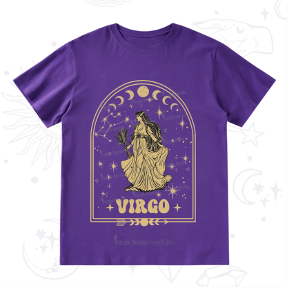 Purplehecate Zodiac Virgo Under the Stars T-Shirt