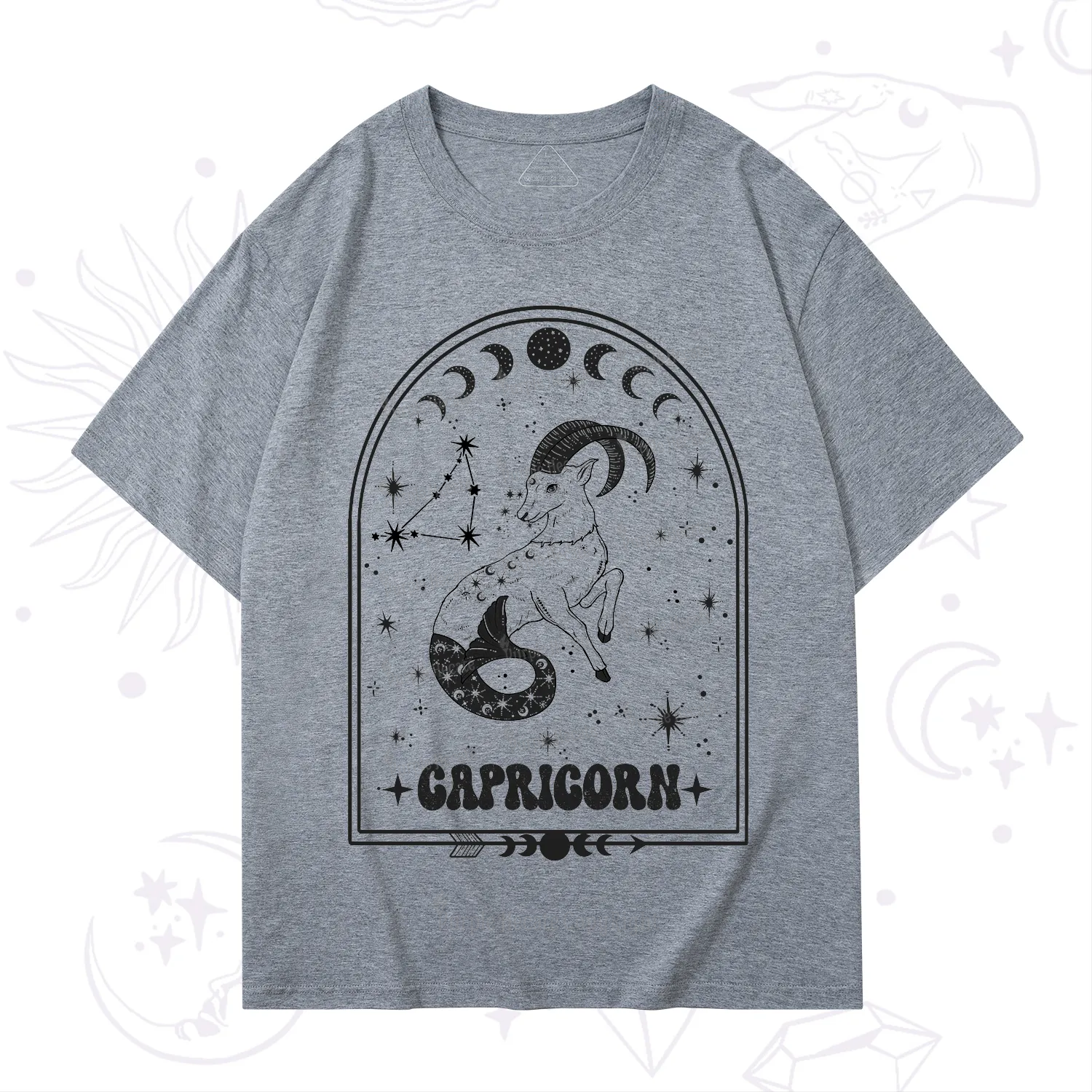 Purplehecate Zodiac Capricorn Under the Stars T-Shirt