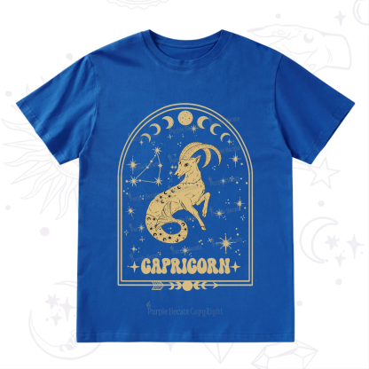 Purplehecate Zodiac Capricorn Under the Stars T-Shirt