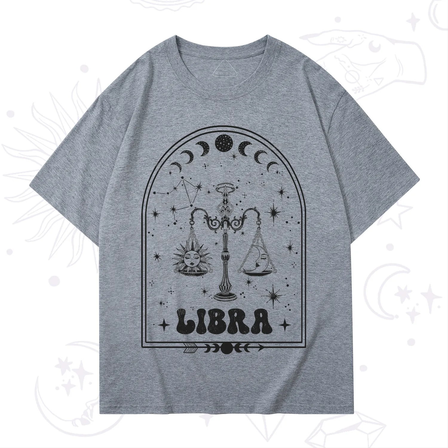 Purplehecate Zodiac Libra Under the Stars T-Shirt