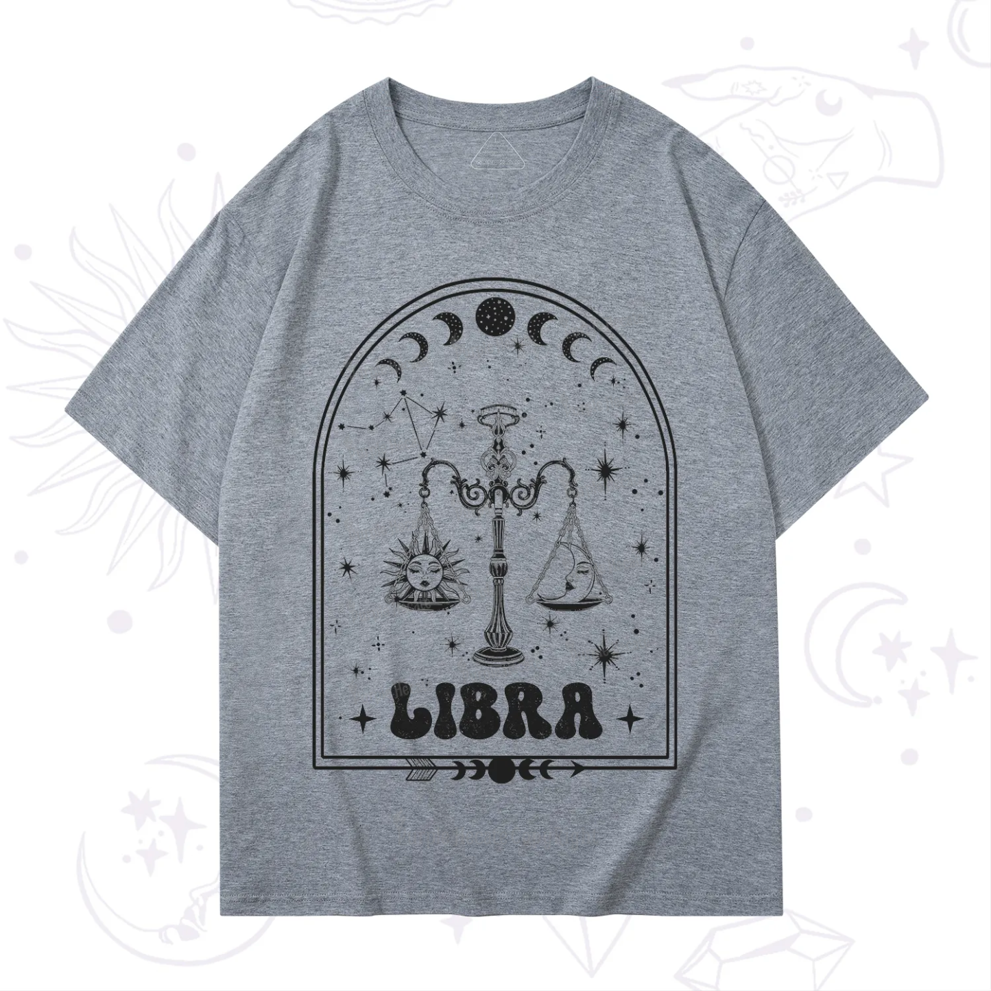 Purplehecate Zodiac Libra Under the Stars T-Shirt