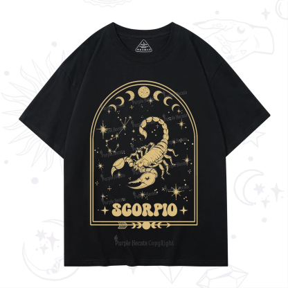 Purplehecate Zodiac Scorpio Under the Stars T-Shirt