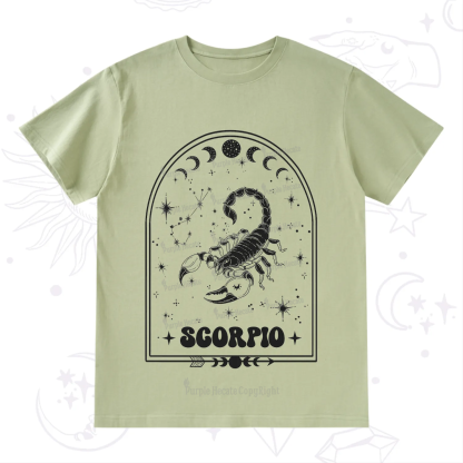 Purplehecate Zodiac Scorpio Under the Stars T-Shirt