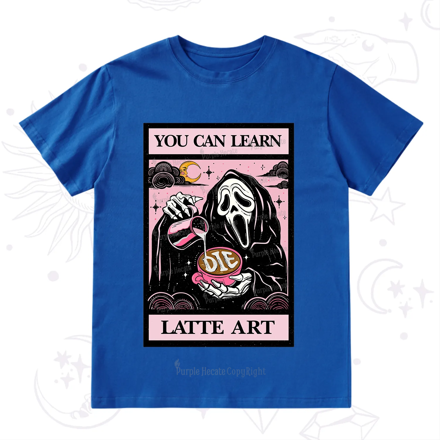 Purplehecate The You Can Learn Latte Art Oracle Card T-Shirt