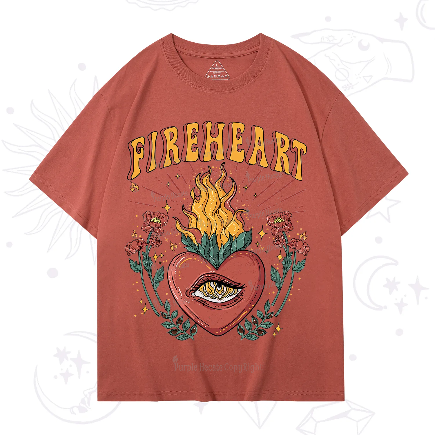 Purplehecate Fireheart T-Shirt