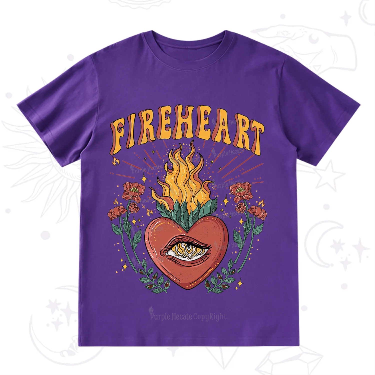 Purplehecate Fireheart T-Shirt