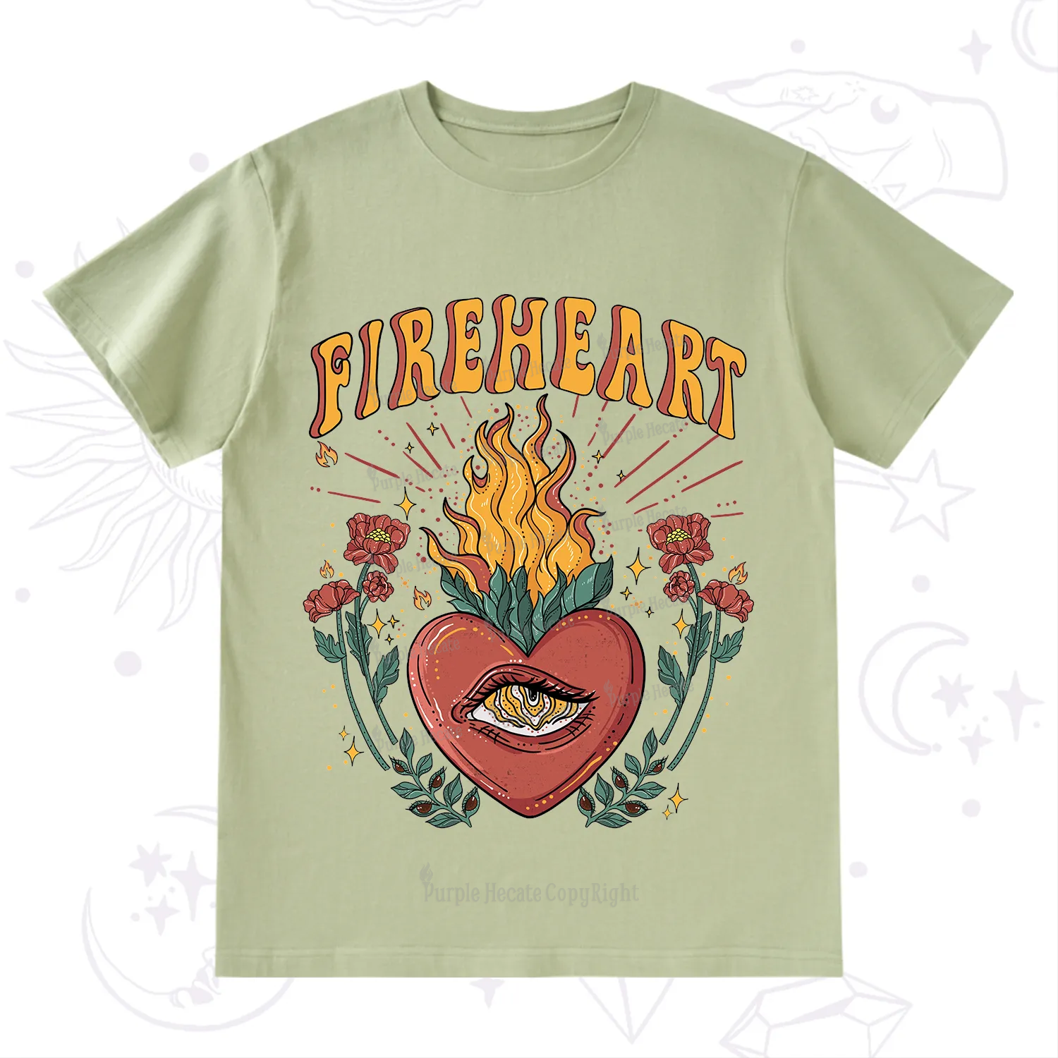 Purplehecate Fireheart T-Shirt