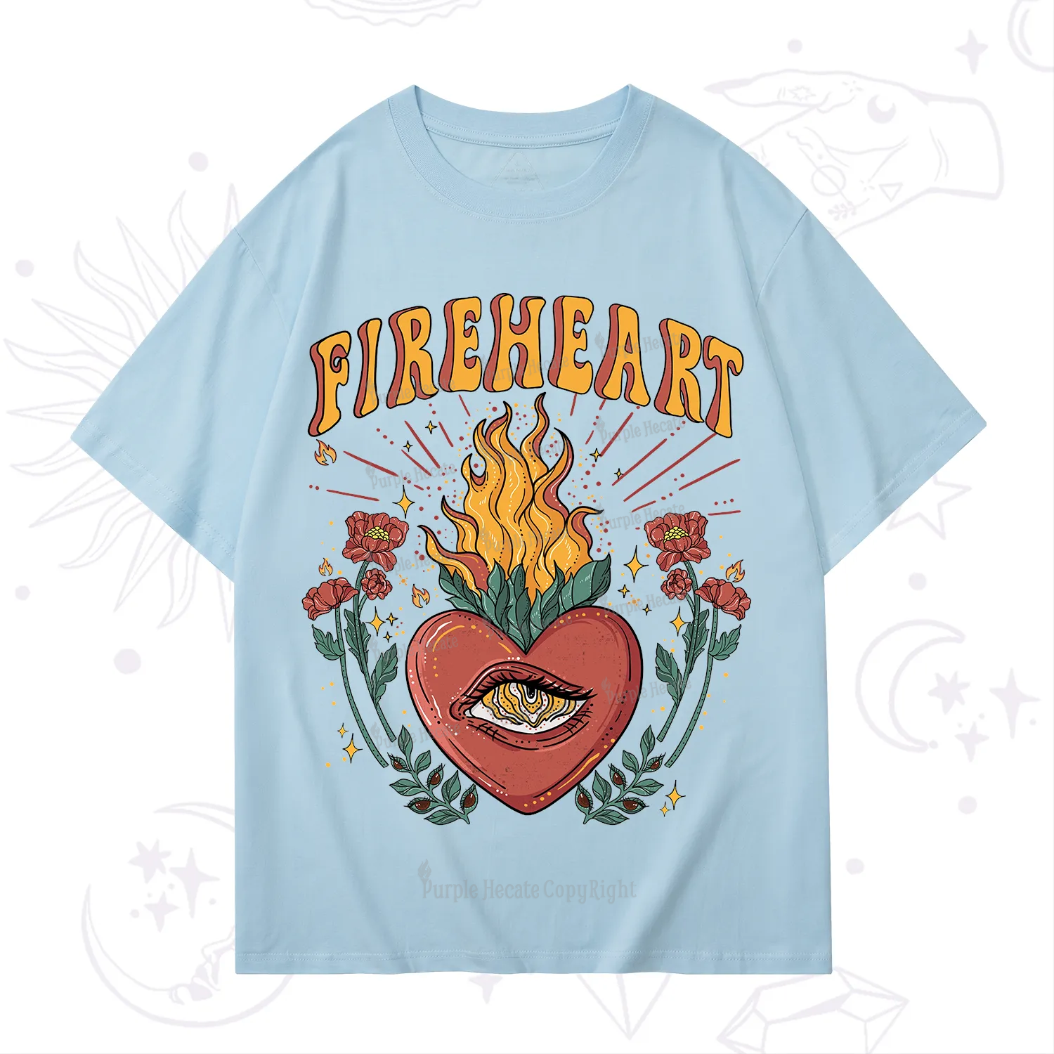 Purplehecate Fireheart T-Shirt