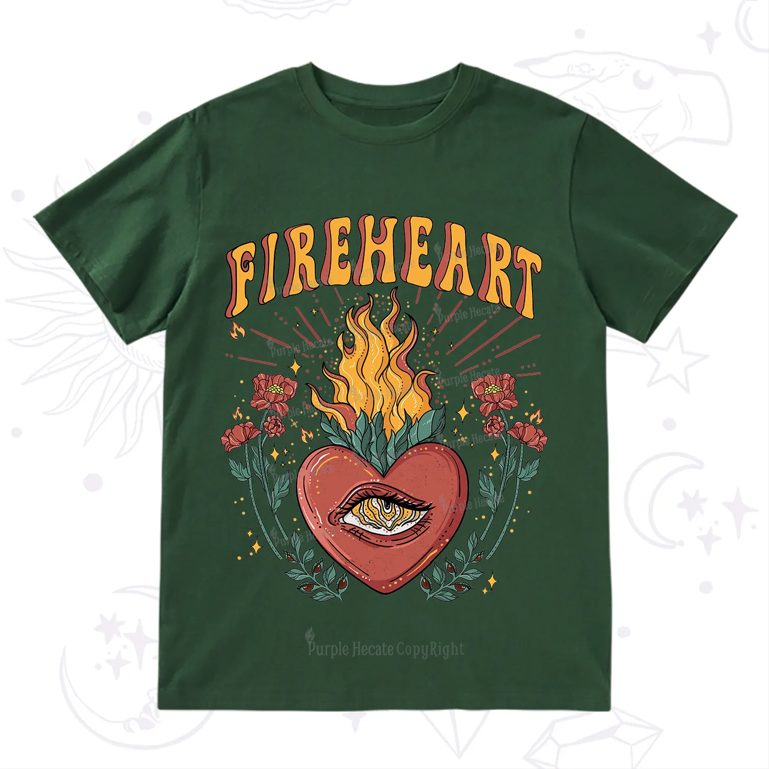 Purplehecate Fireheart T-Shirt