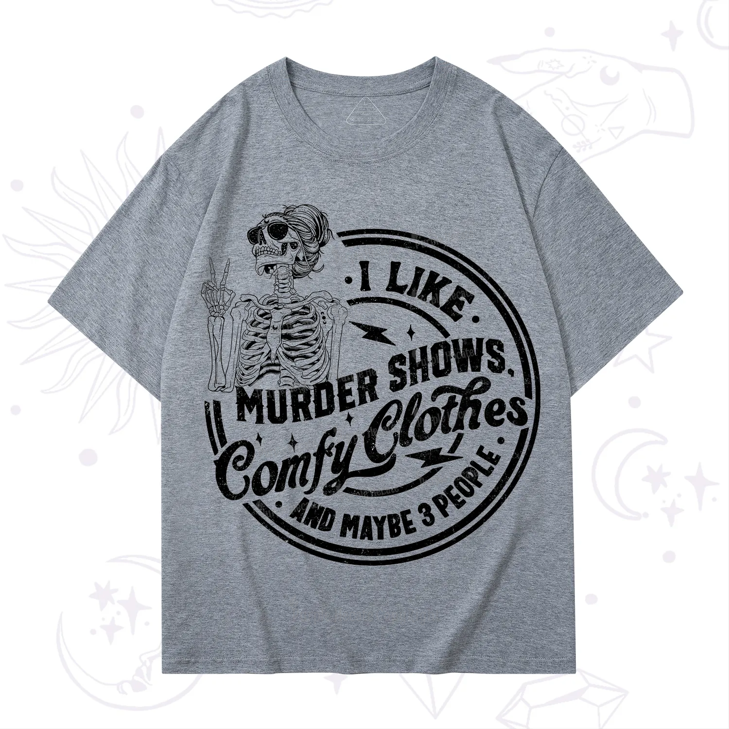 Purplehecate I Like Murder Shows Comfy Clothes And Maybe 3 People T-Shirt