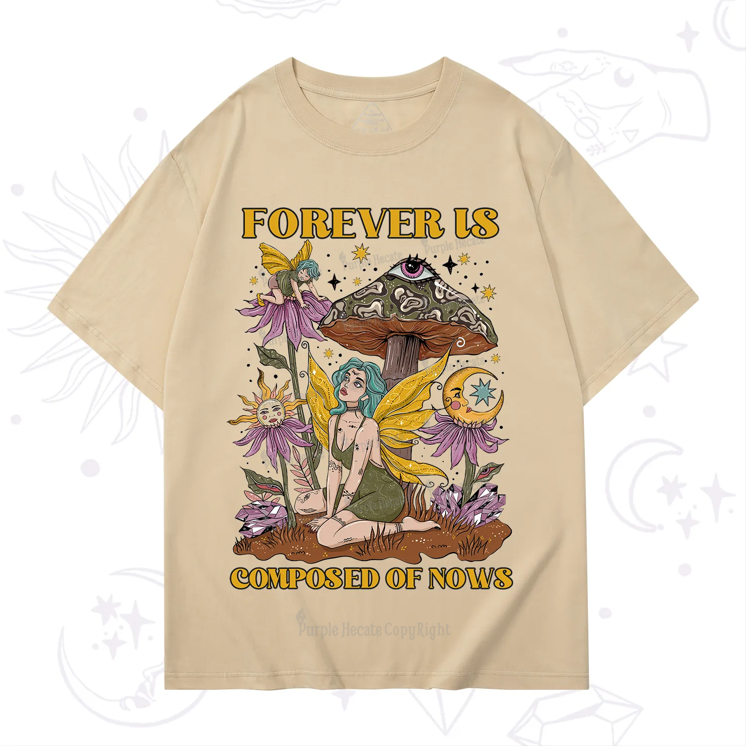 Purplehecate Forever Is Composed Of Nows T-Shirt