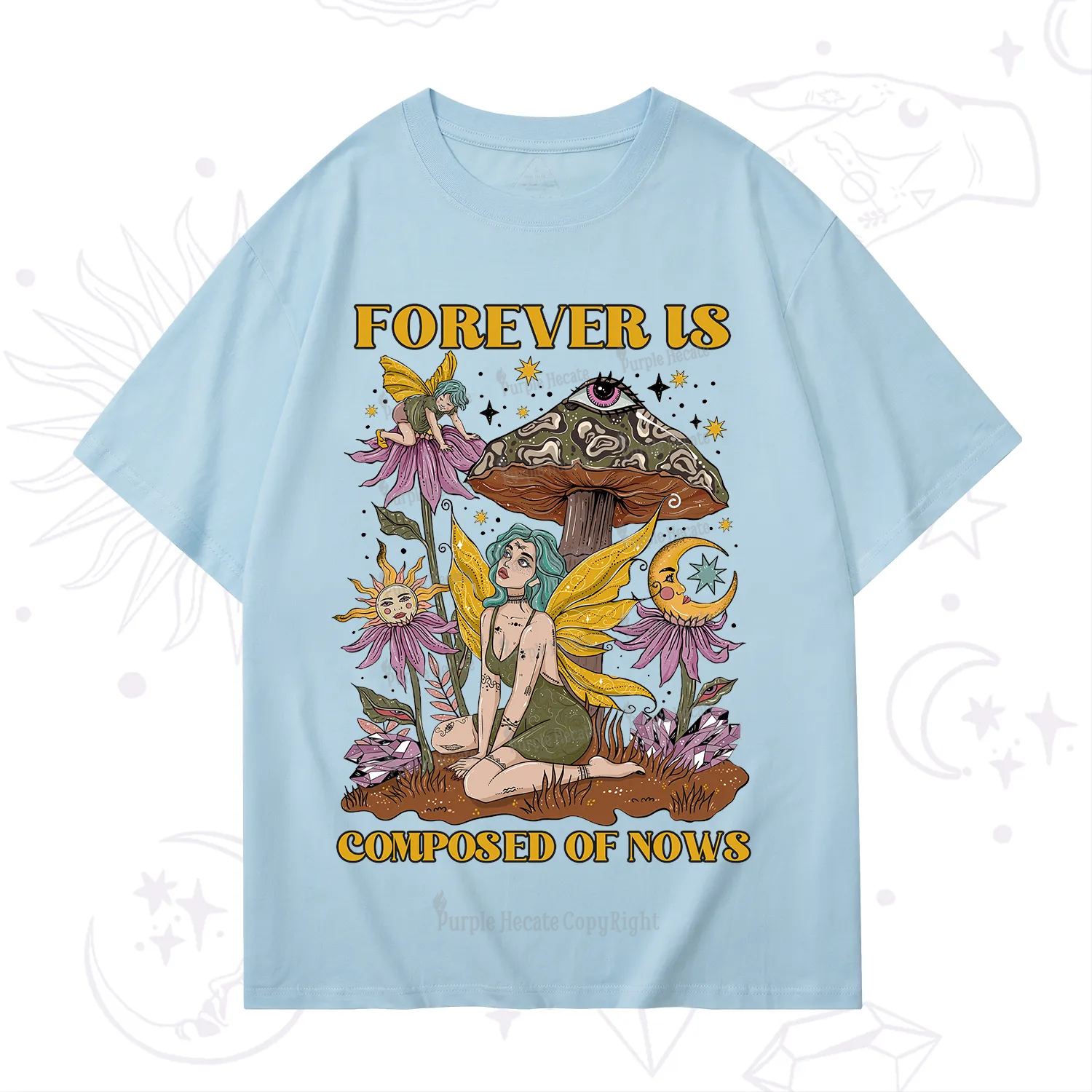 Purplehecate Forever Is Composed Of Nows T-Shirt